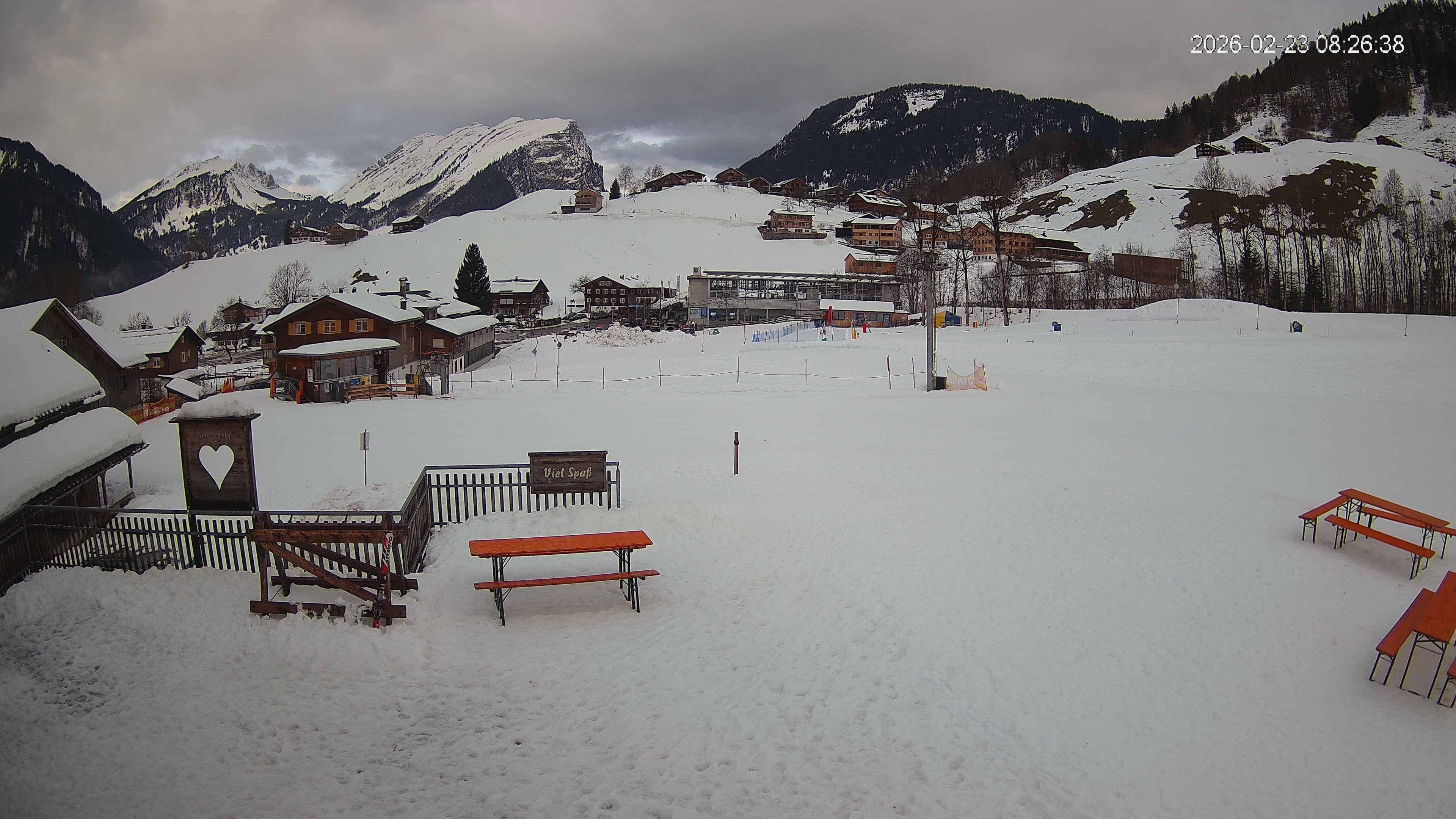 Archiv Foto Webcam Schrannenhof am Diedamskopf