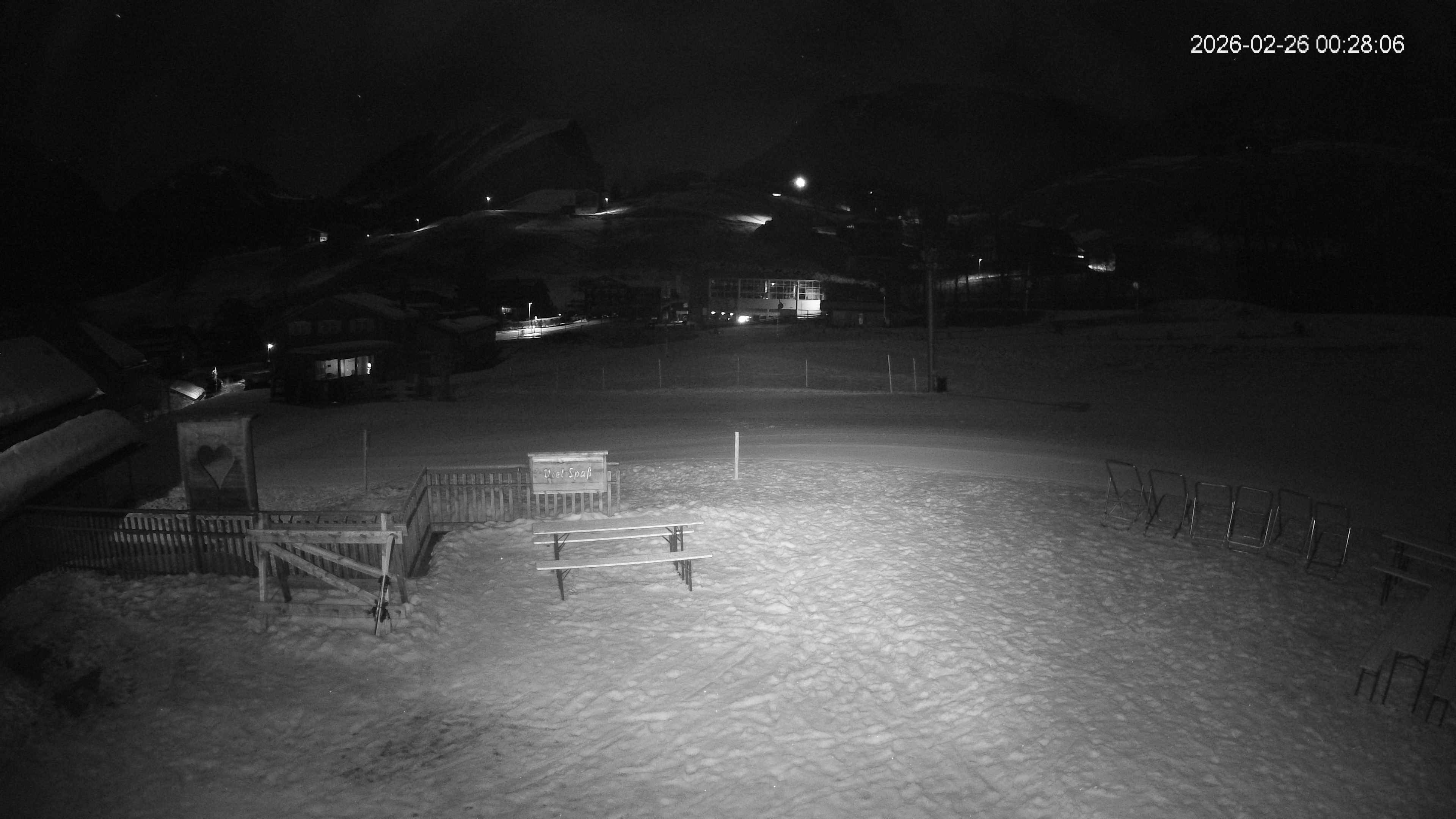 Archived image Webcam Hotel "Schrannen-Hof" at mountain "Diedamskopf"