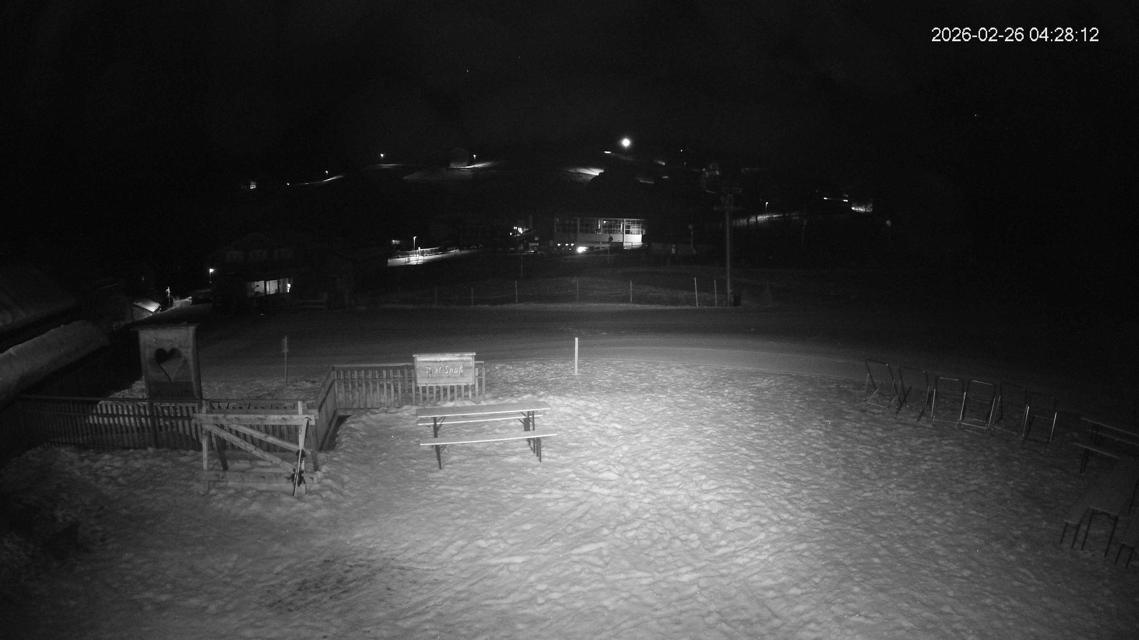 Archived image Webcam Hotel "Schrannen-Hof" at mountain "Diedamskopf"