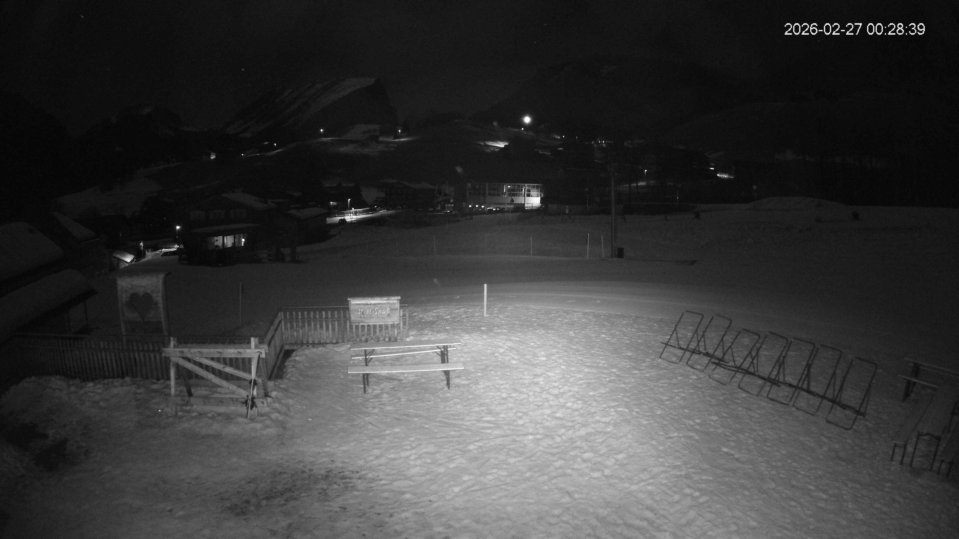 Archived image Webcam Hotel "Schrannen-Hof" at mountain "Diedamskopf"