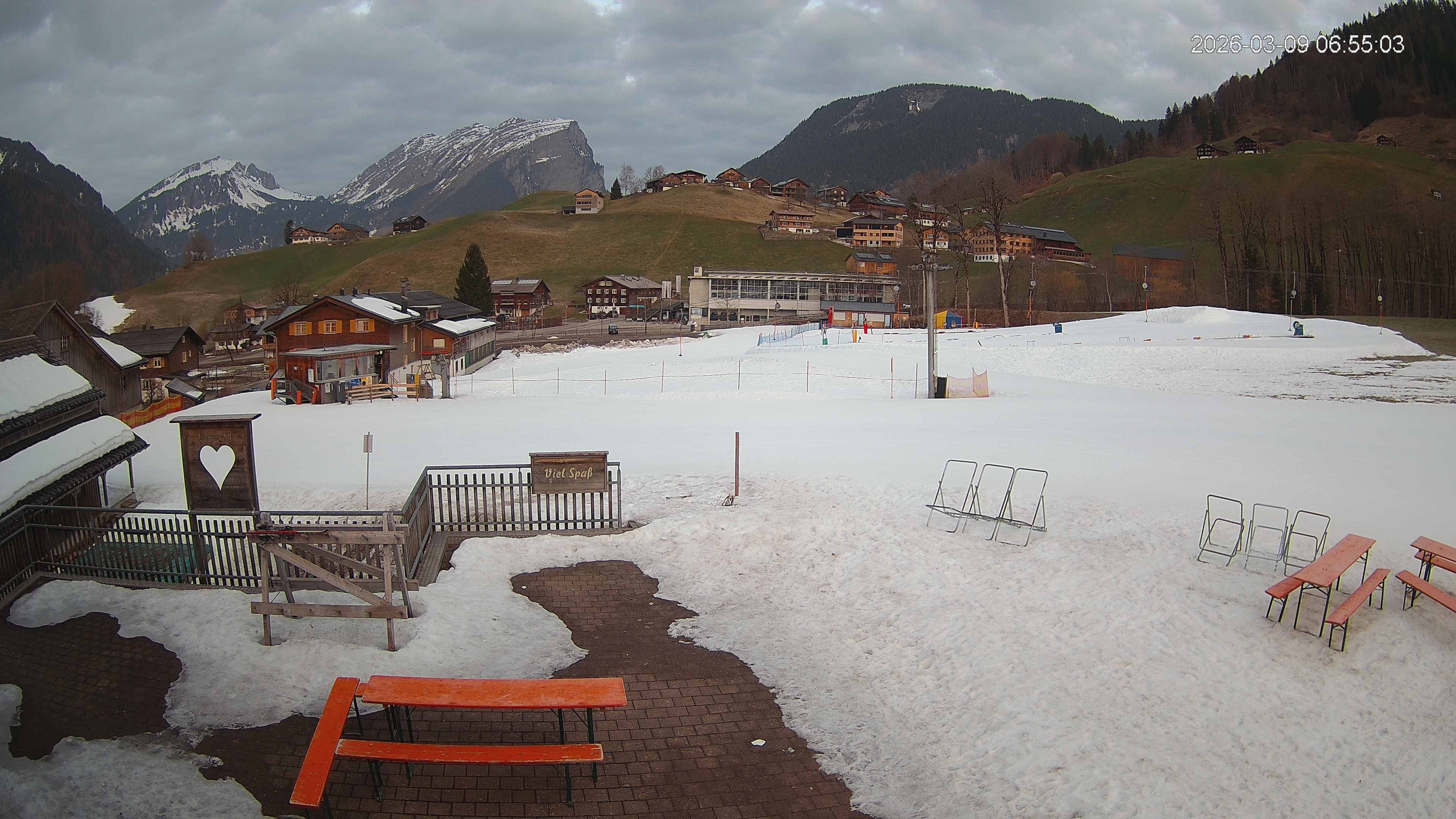 Archiv Foto Webcam Schrannenhof am Diedamskopf