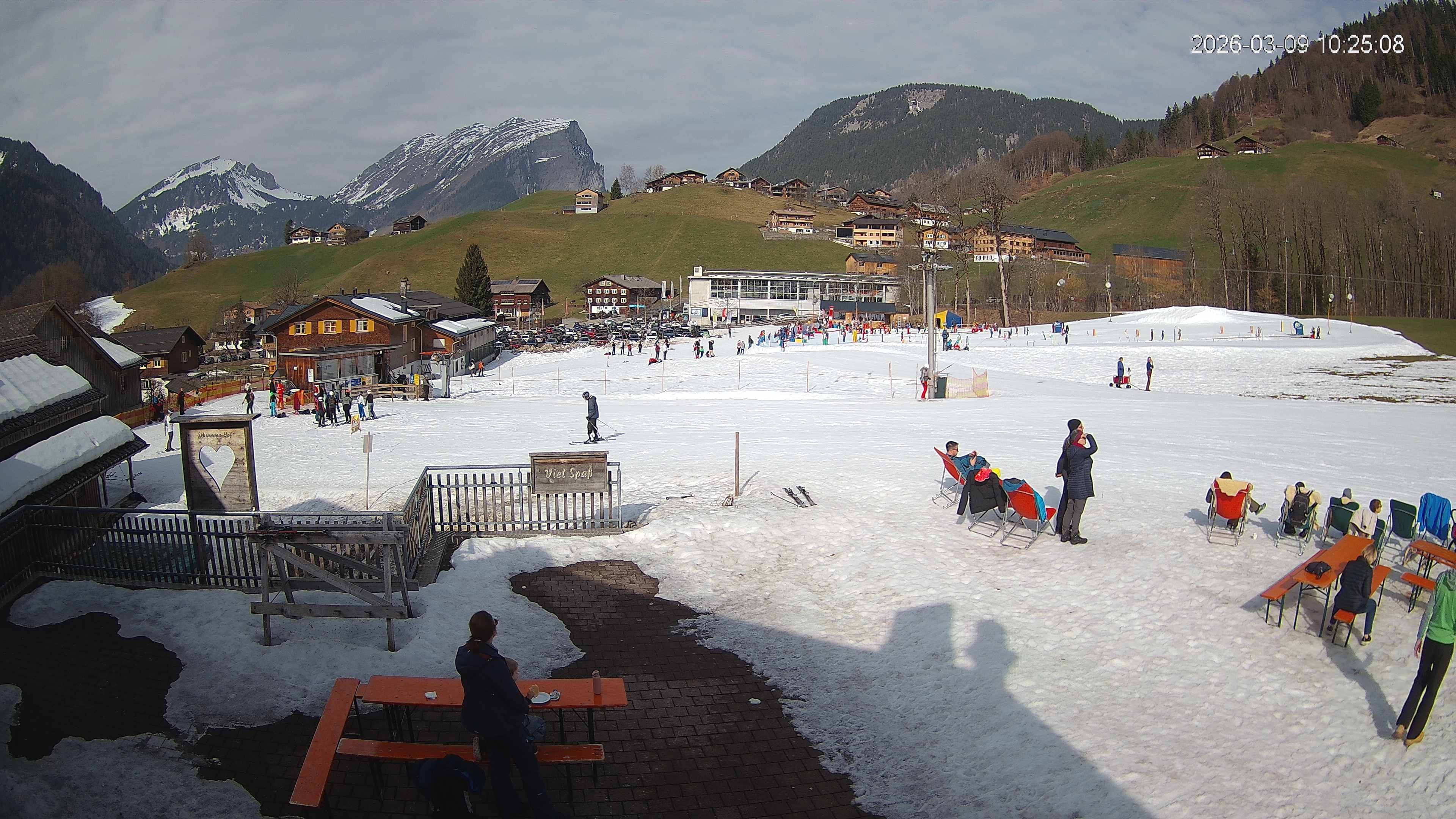 Archiv Foto Webcam Schrannenhof am Diedamskopf