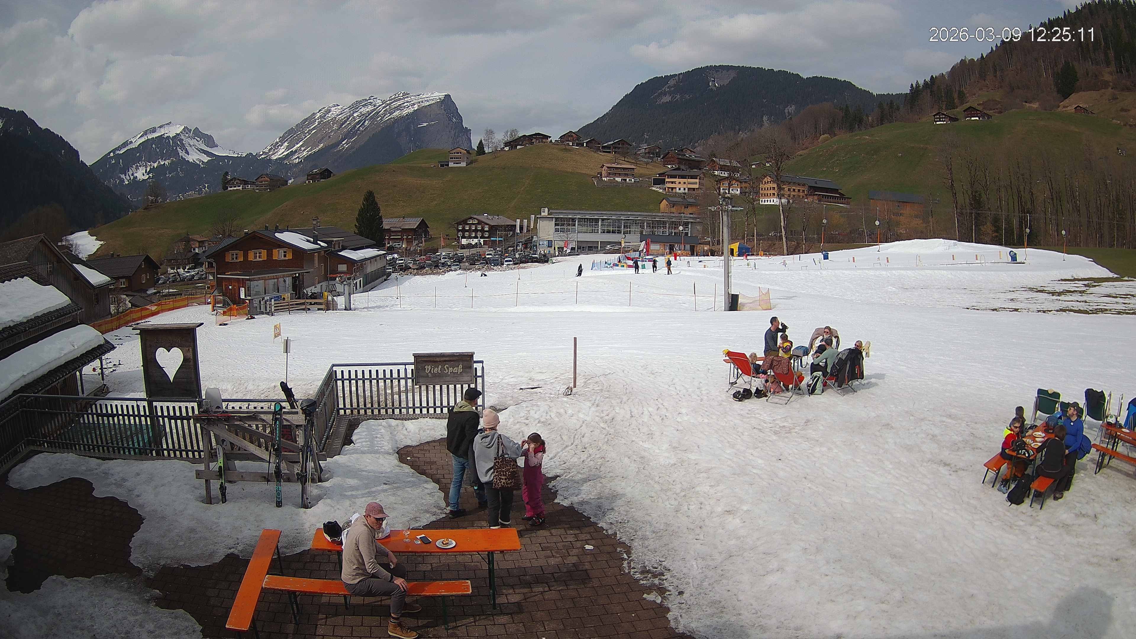 Archiv Foto Webcam Schrannenhof am Diedamskopf