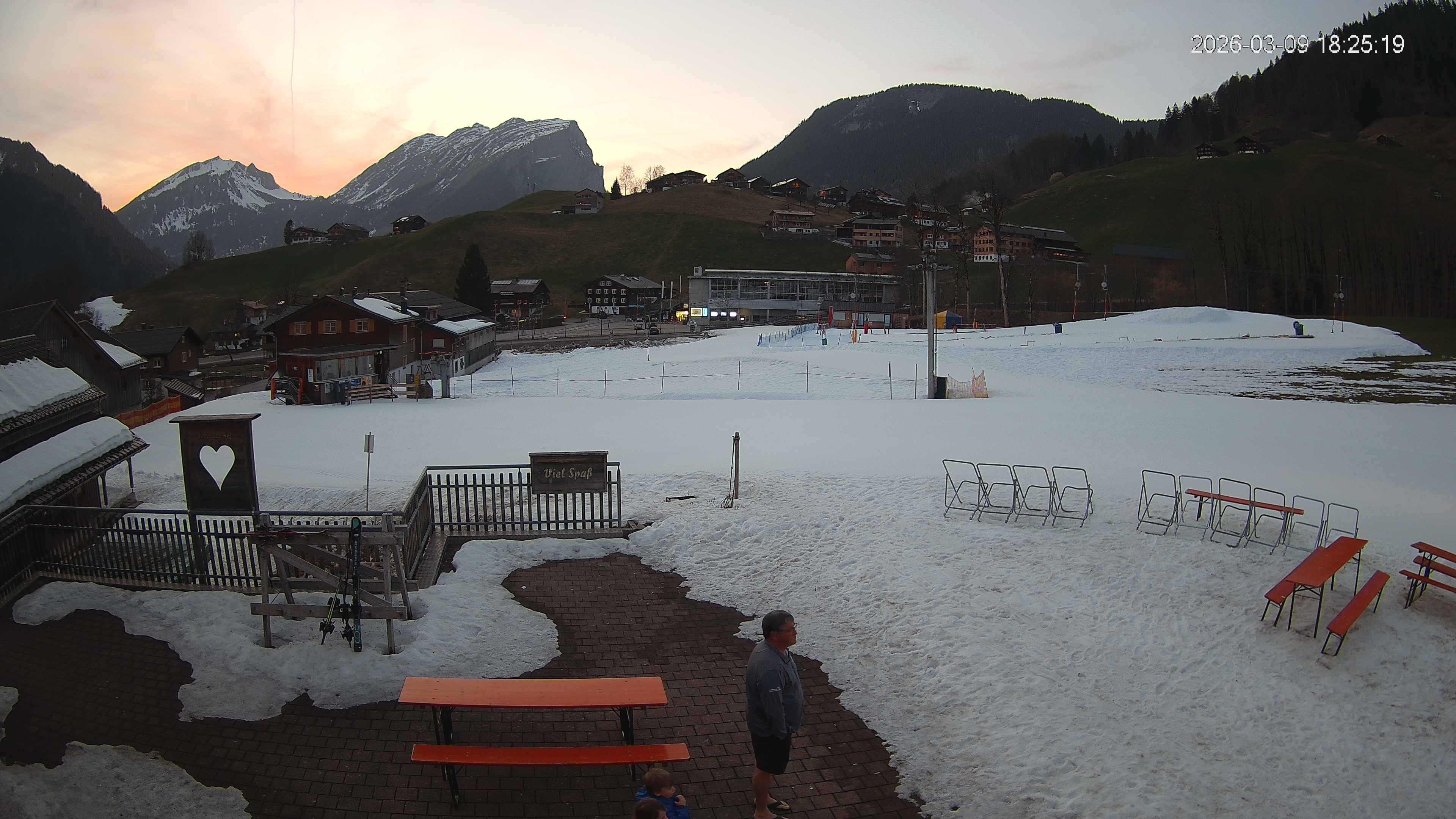 Archiv Foto Webcam Schrannenhof am Diedamskopf