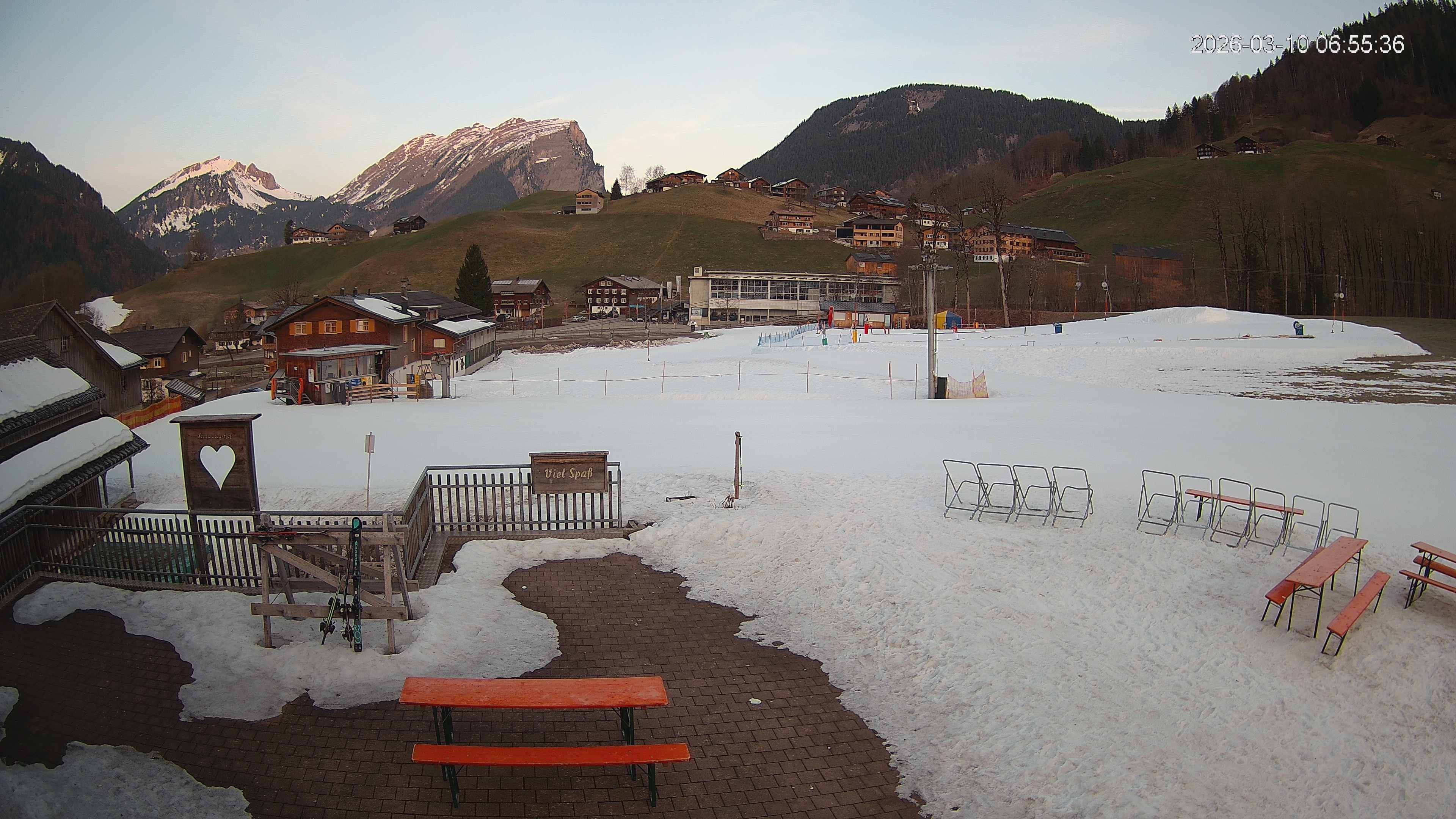 Archiv Foto Webcam Schrannenhof am Diedamskopf