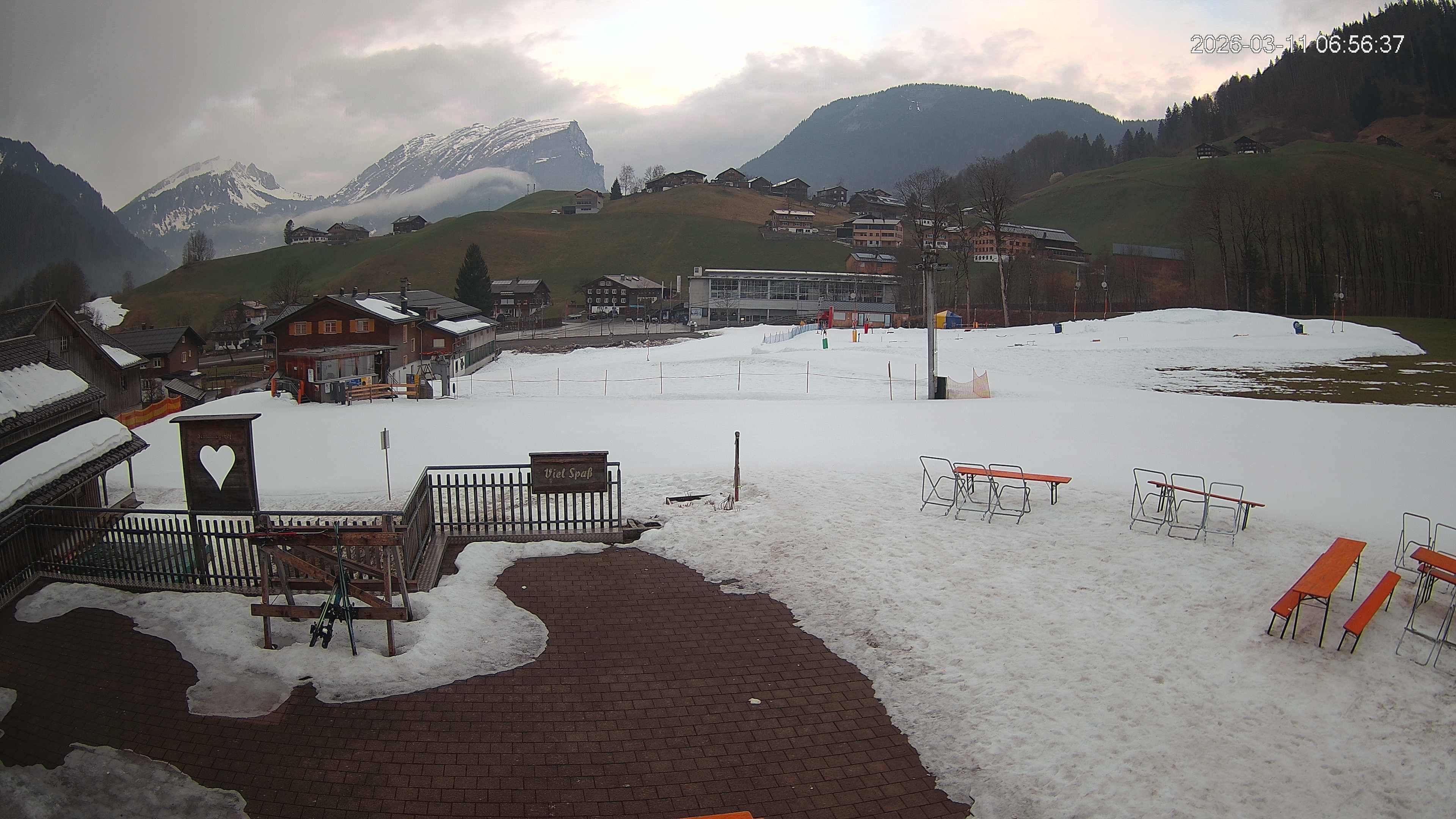 Archiv Foto Webcam Schrannenhof am Diedamskopf