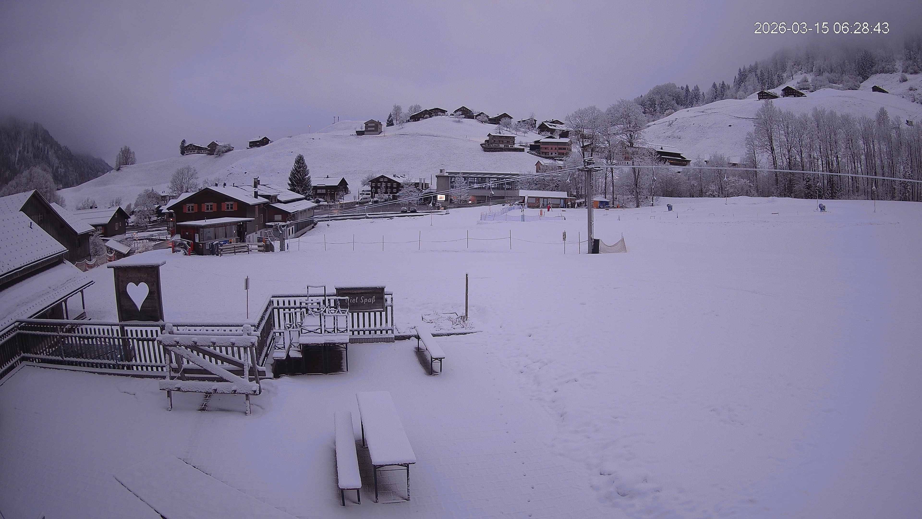 Archiv Foto Webcam Schrannenhof am Diedamskopf