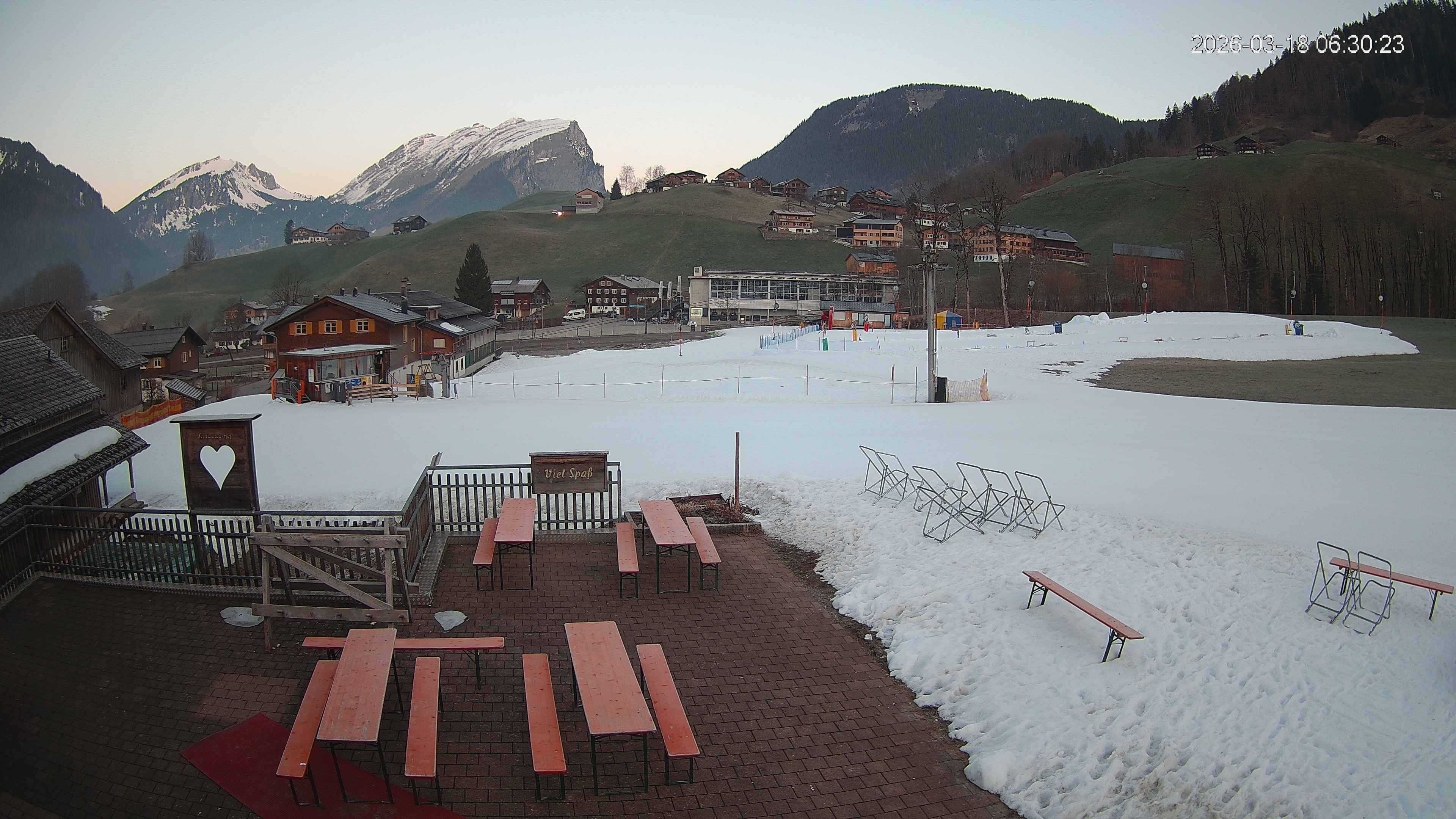 Archiv Foto Webcam Schrannenhof am Diedamskopf