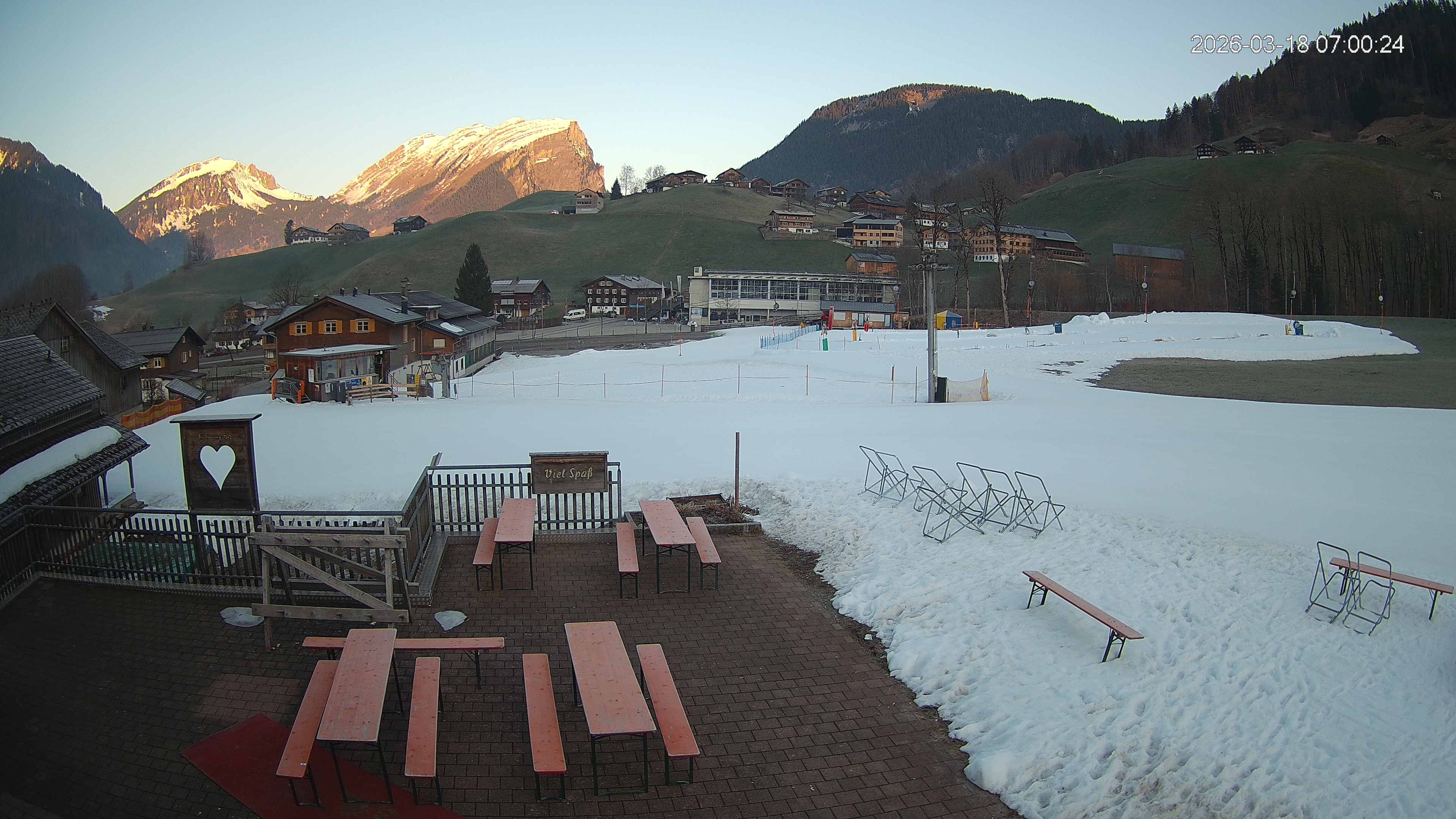 Archiv Foto Webcam Schrannenhof am Diedamskopf