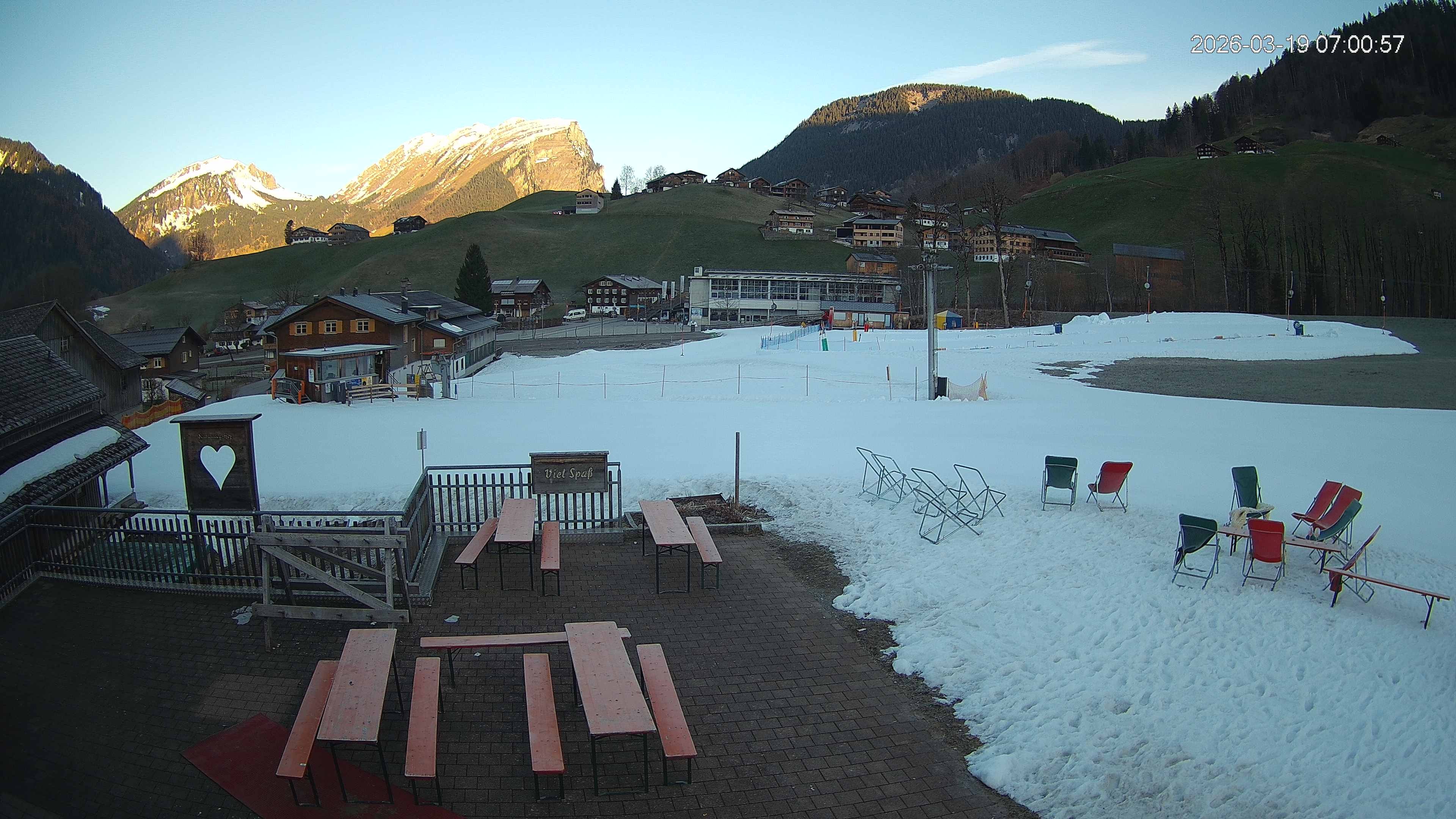 Archiv Foto Webcam Schrannenhof am Diedamskopf