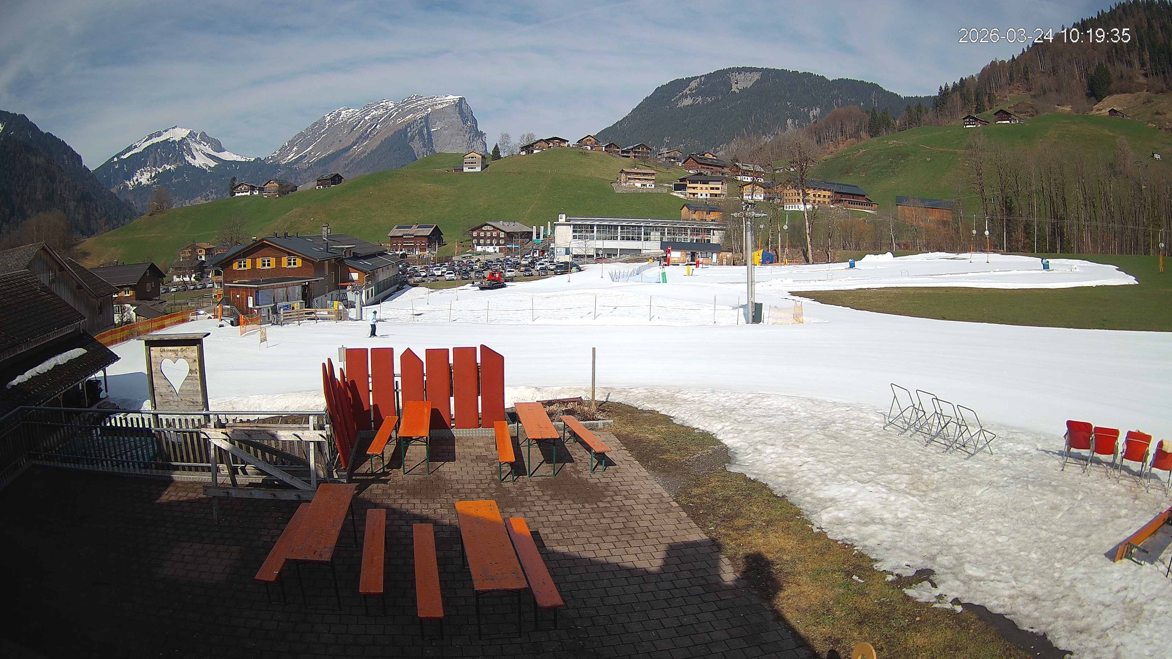 Archiv Foto Webcam Schrannenhof am Diedamskopf