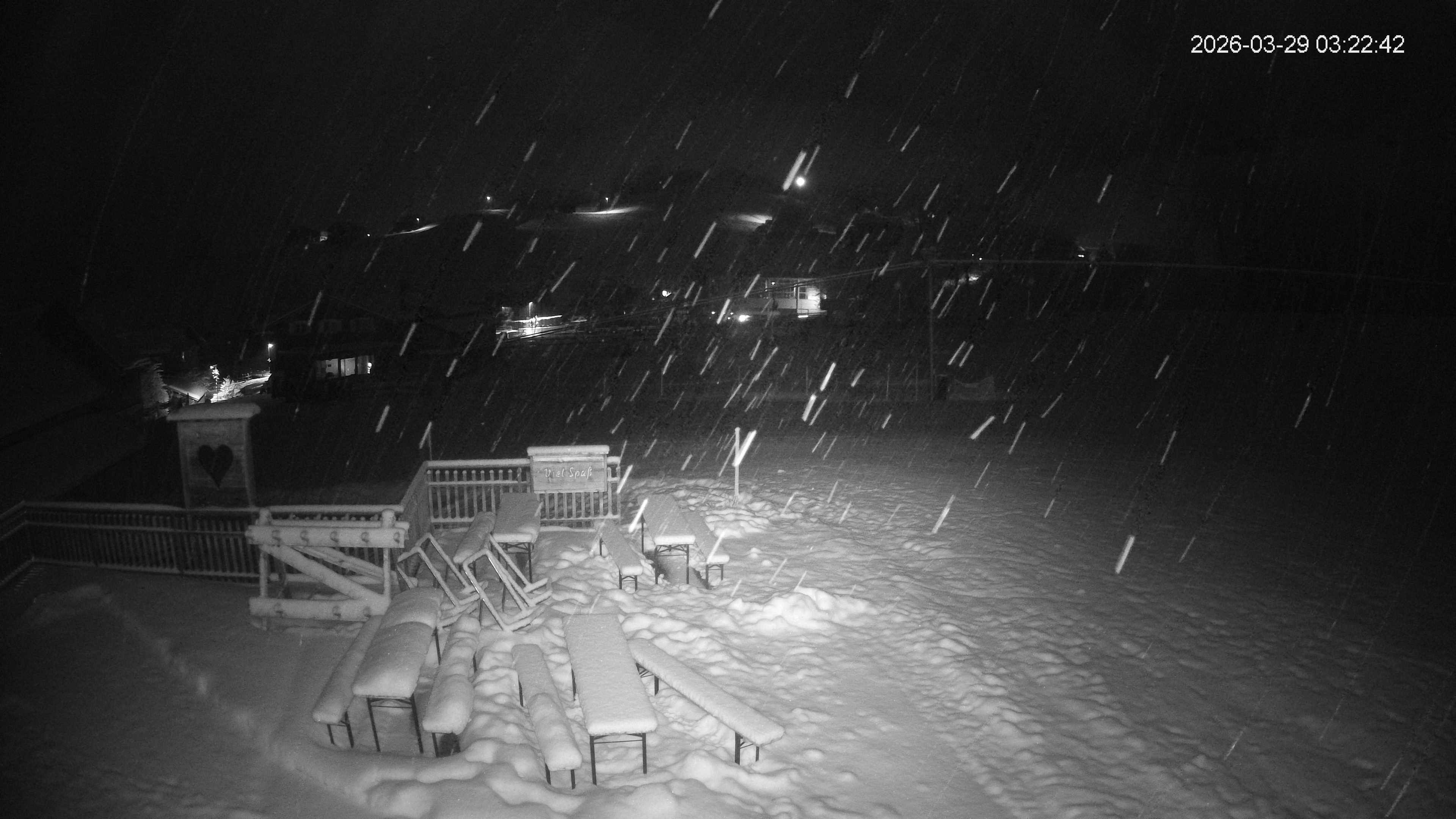 Archived image Webcam Hotel "Schrannen-Hof" at mountain "Diedamskopf"