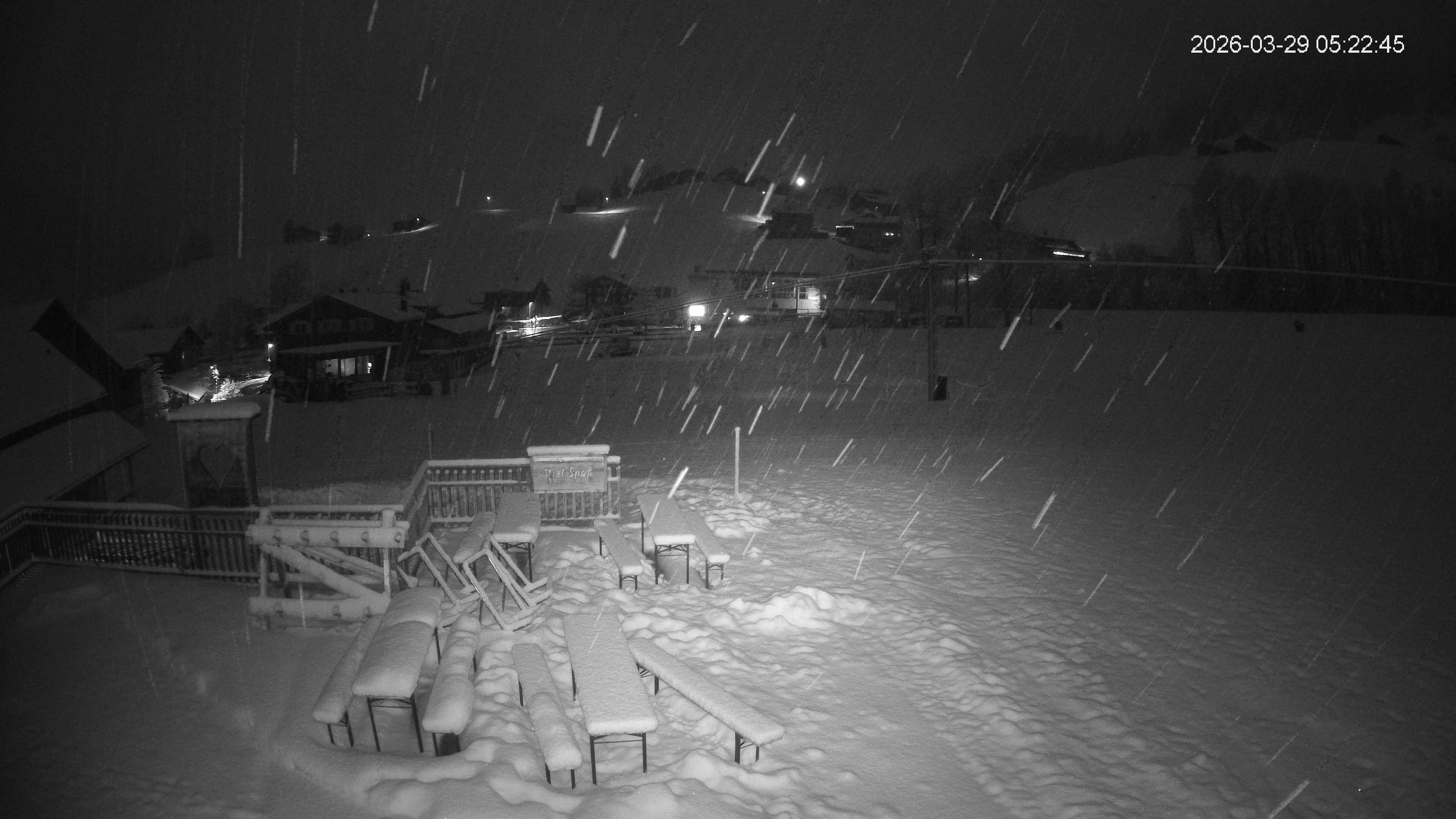 Archived image Webcam Hotel "Schrannen-Hof" at mountain "Diedamskopf"