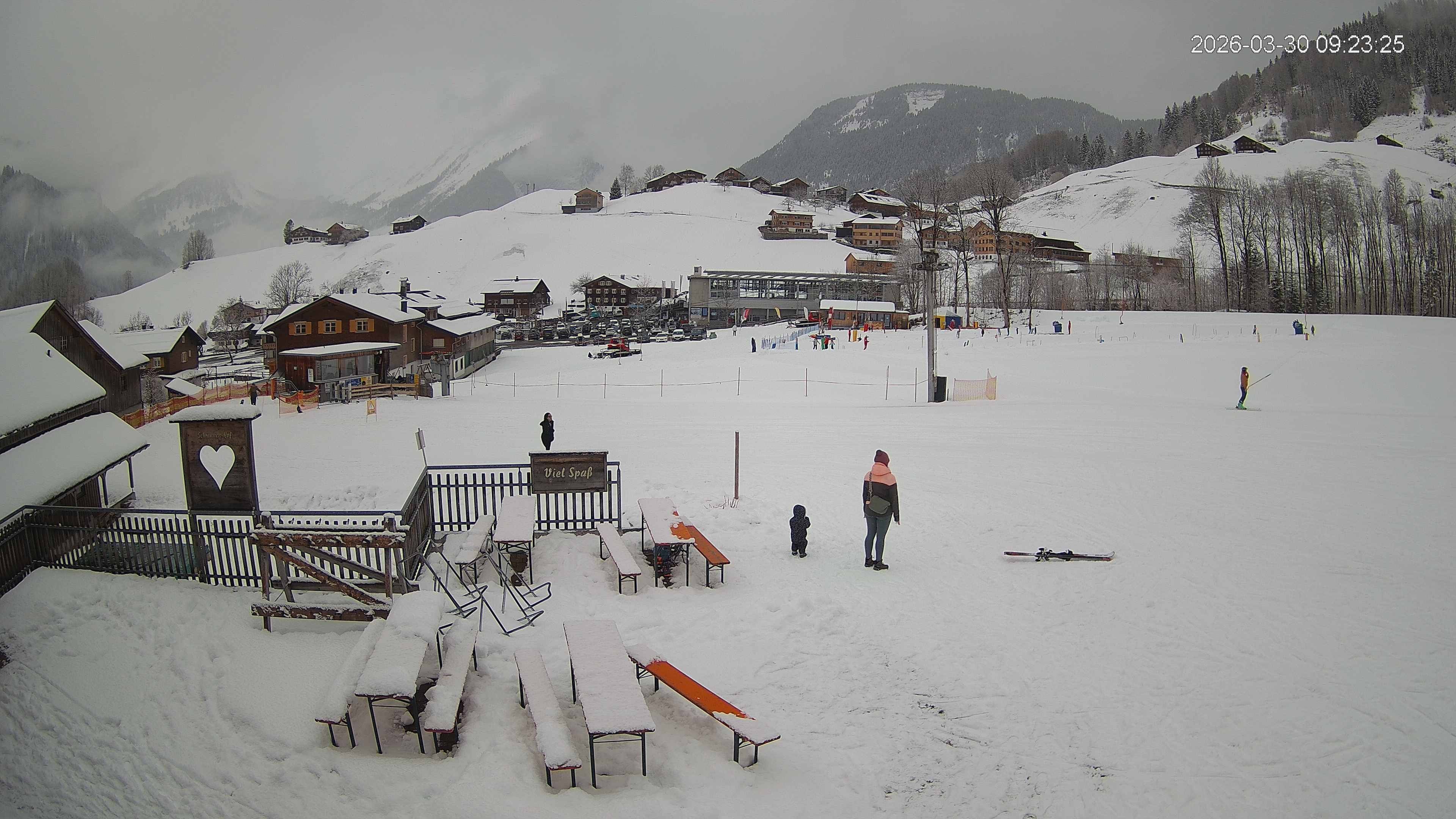 Archiv Foto Webcam Schrannenhof am Diedamskopf