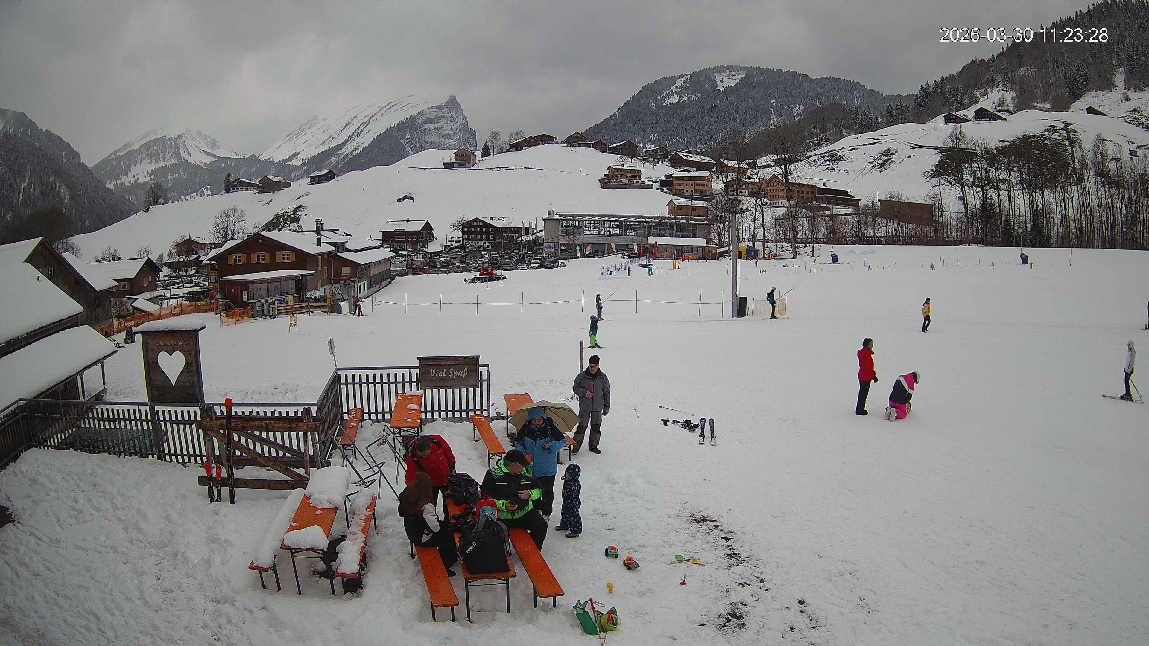 Archiv Foto Webcam Schrannenhof am Diedamskopf