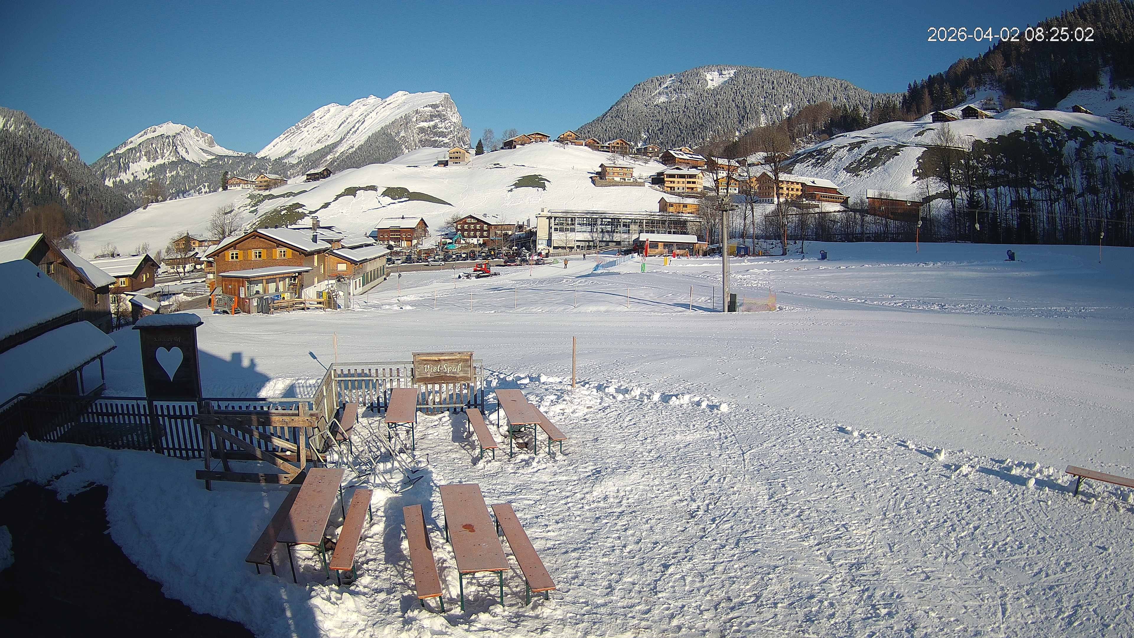 Archiv Foto Webcam Schrannenhof am Diedamskopf