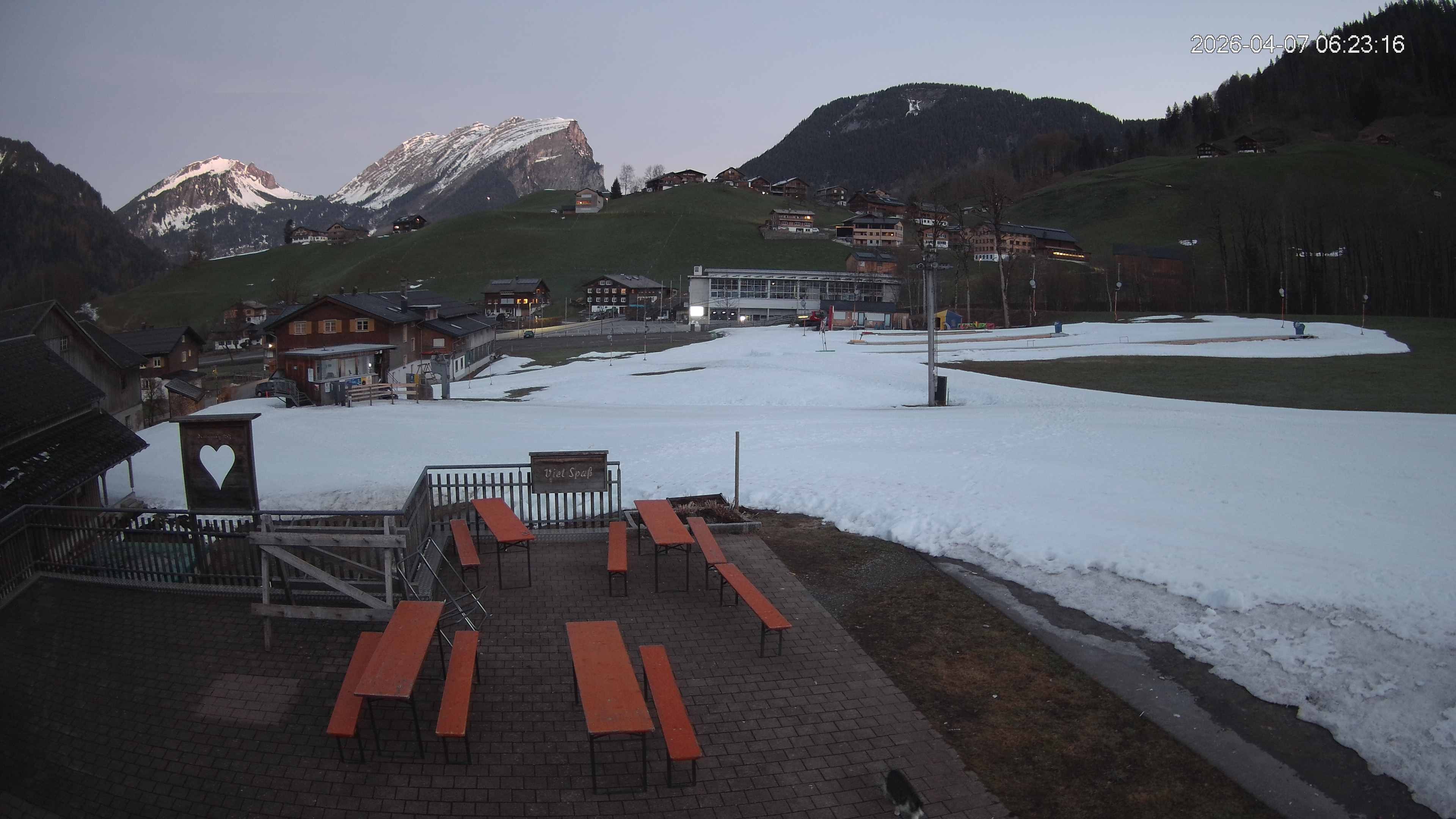 Archiv Foto Webcam Schrannenhof am Diedamskopf