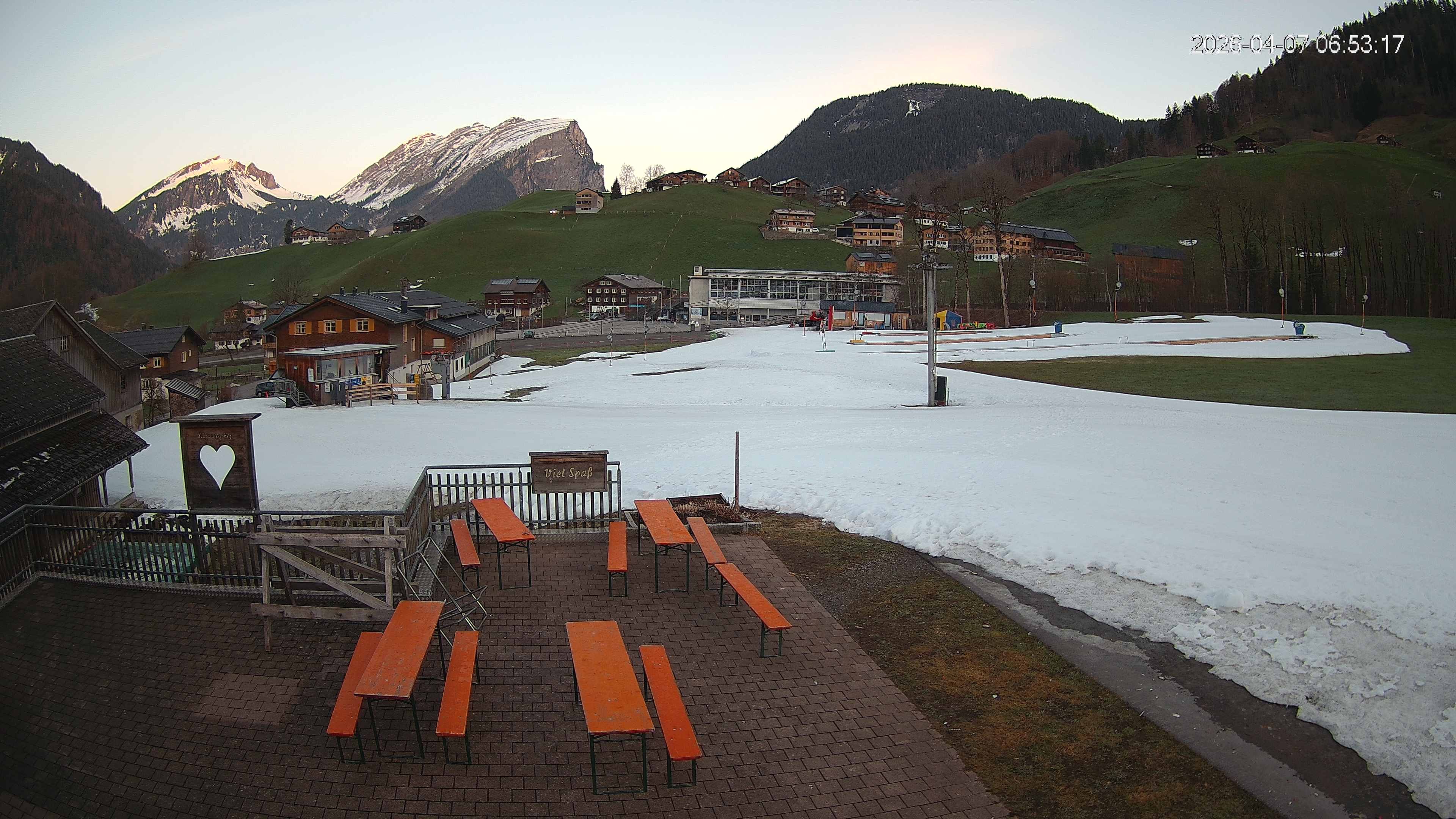 Archiv Foto Webcam Schrannenhof am Diedamskopf