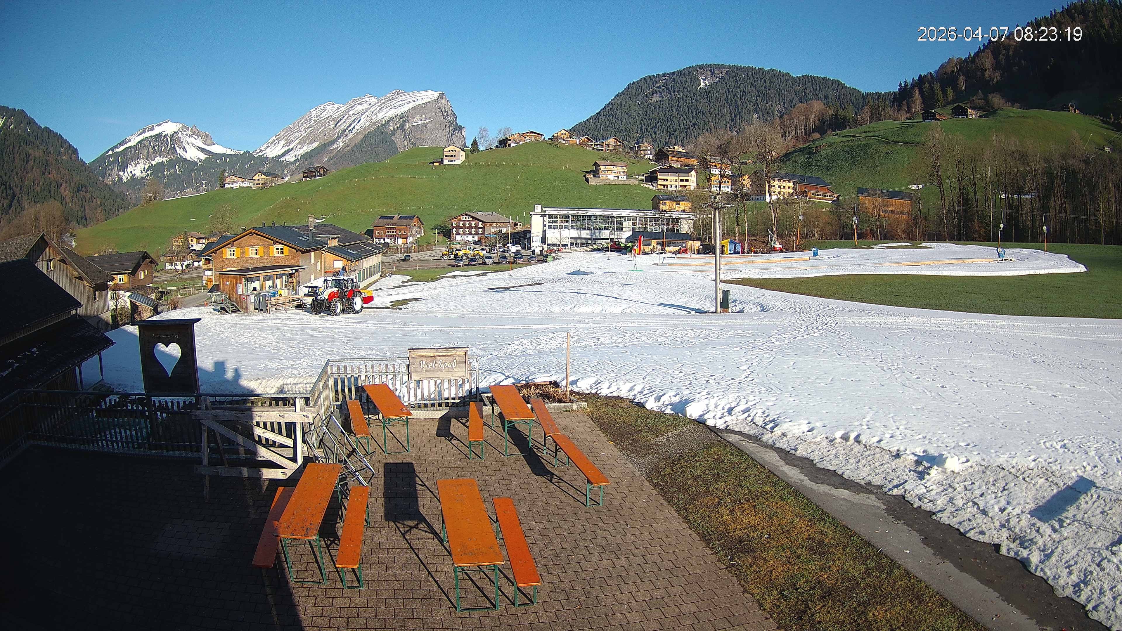 Archiv Foto Webcam Schrannenhof am Diedamskopf