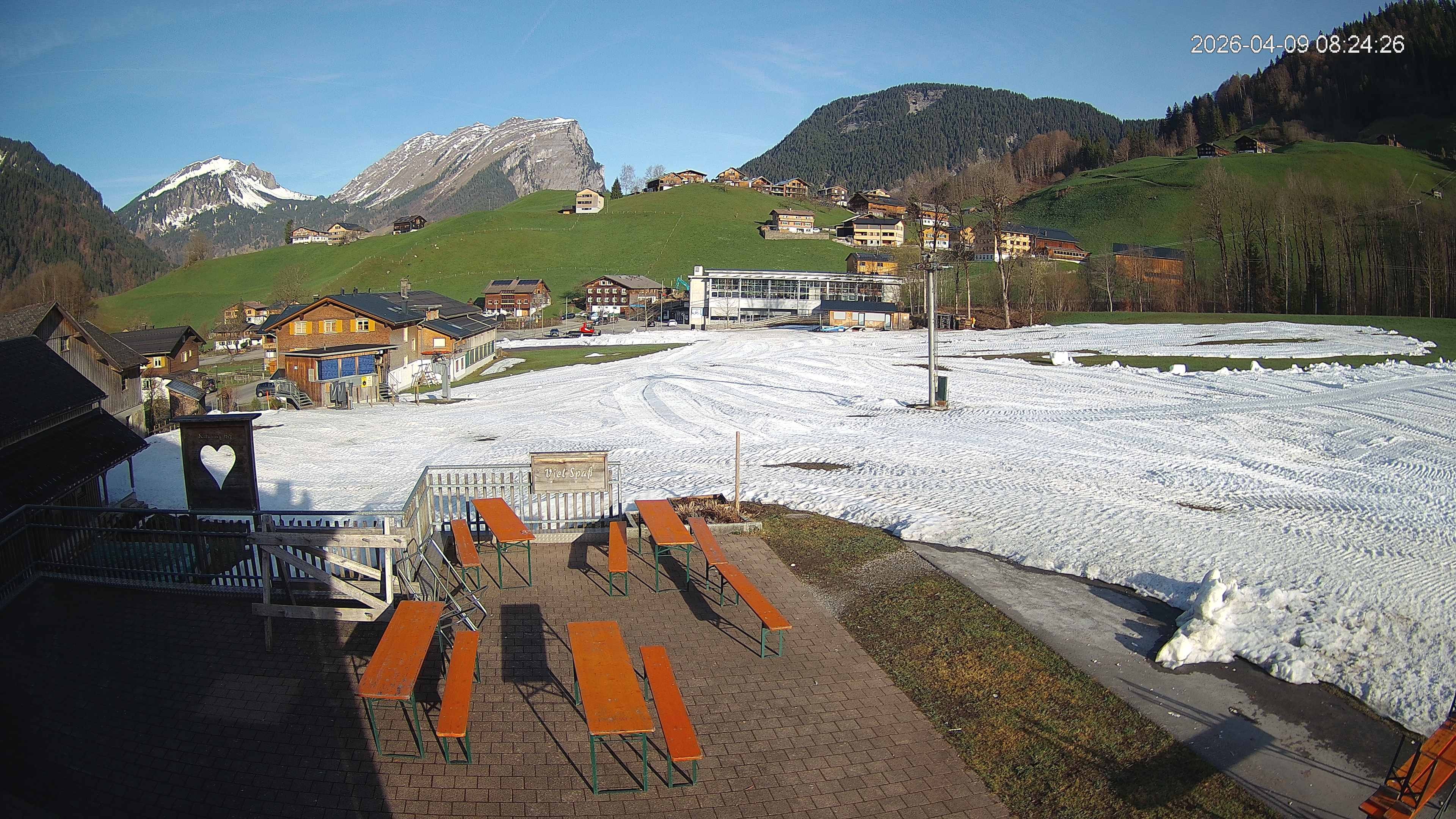 Archiv Foto Webcam Schrannenhof am Diedamskopf