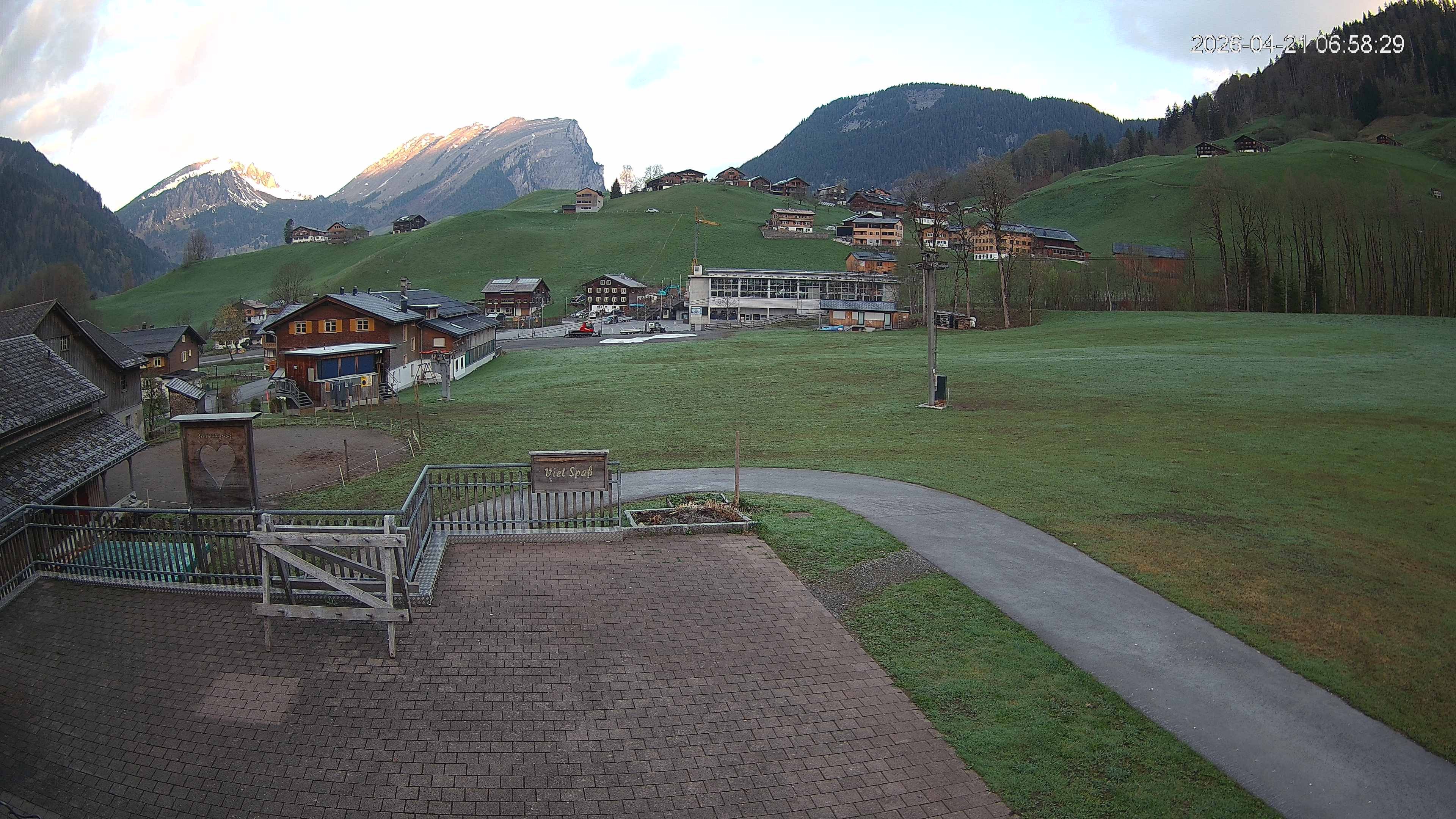 Archiv Foto Webcam Schrannenhof am Diedamskopf