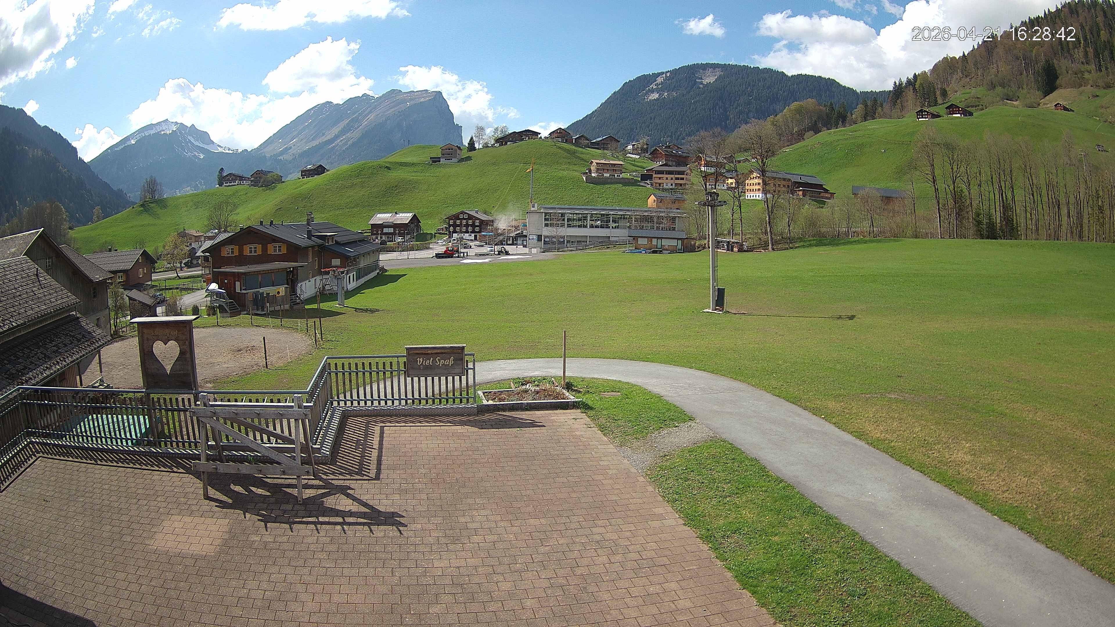 Archiv Foto Webcam Schrannenhof am Diedamskopf