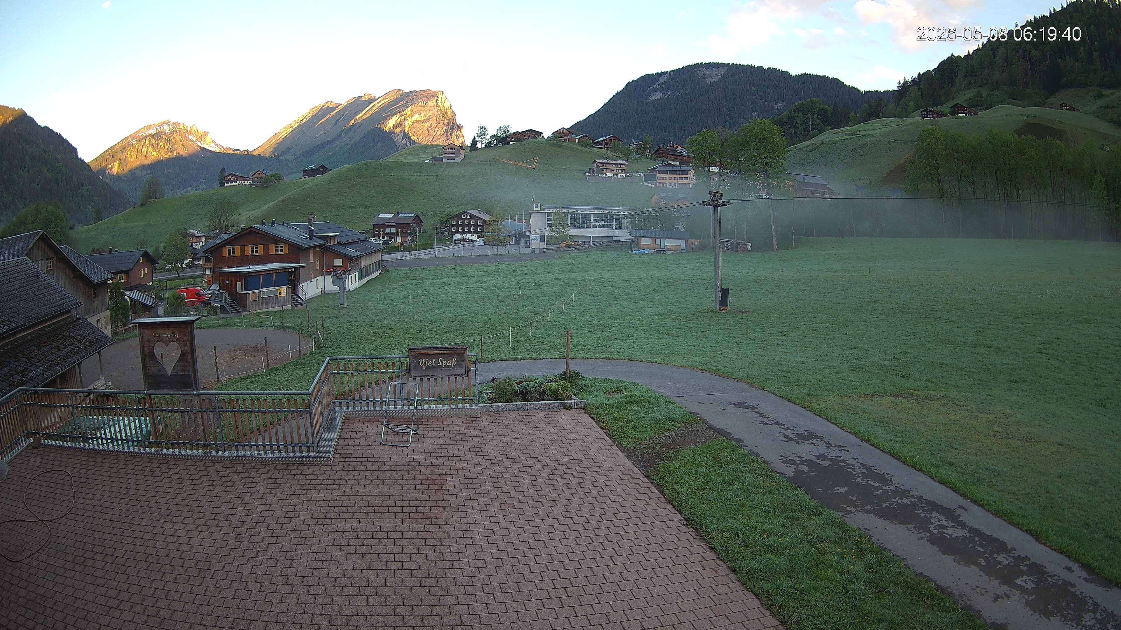 Archiv Foto Webcam Schrannenhof am Diedamskopf