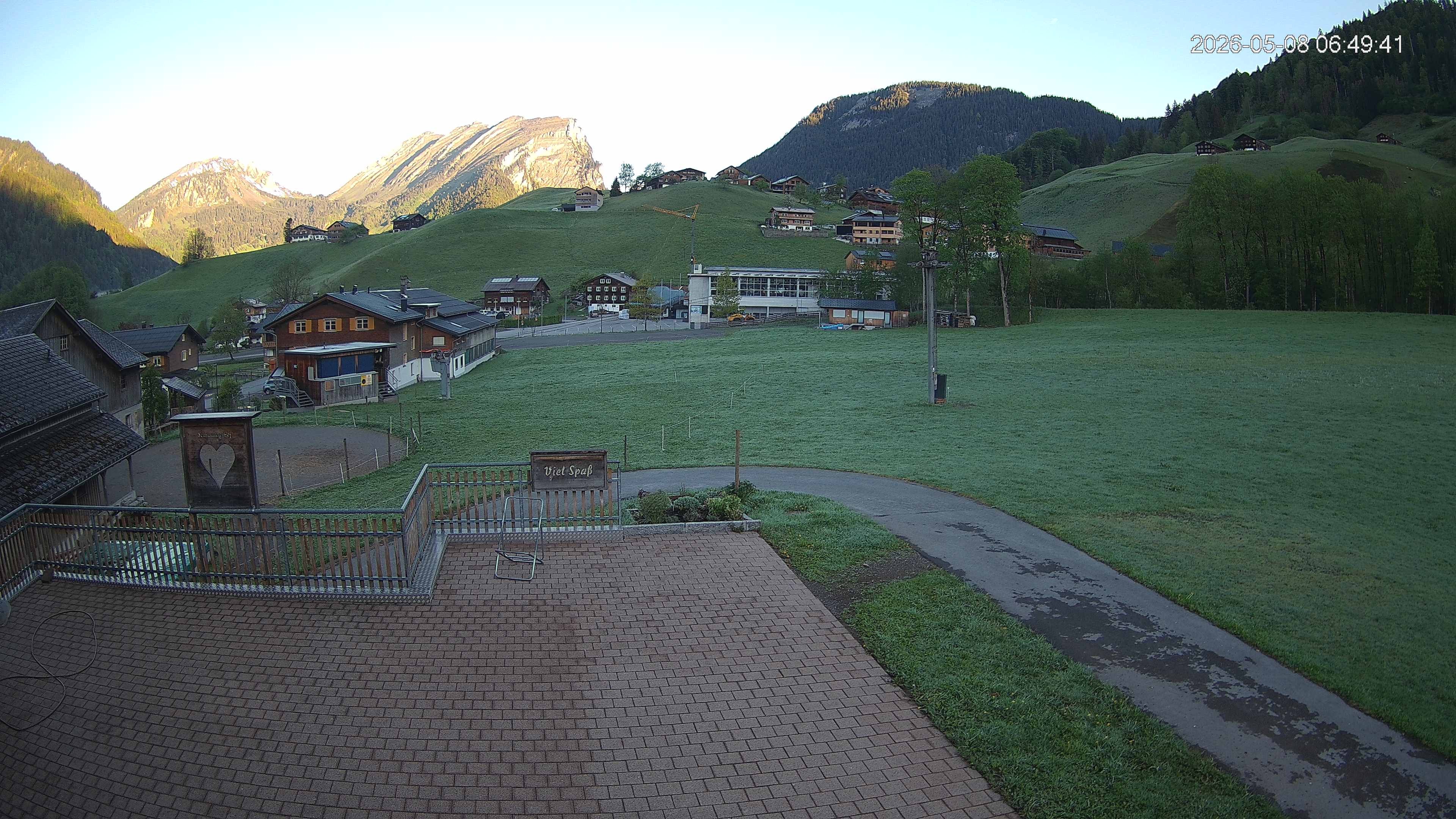 Archiv Foto Webcam Schrannenhof am Diedamskopf