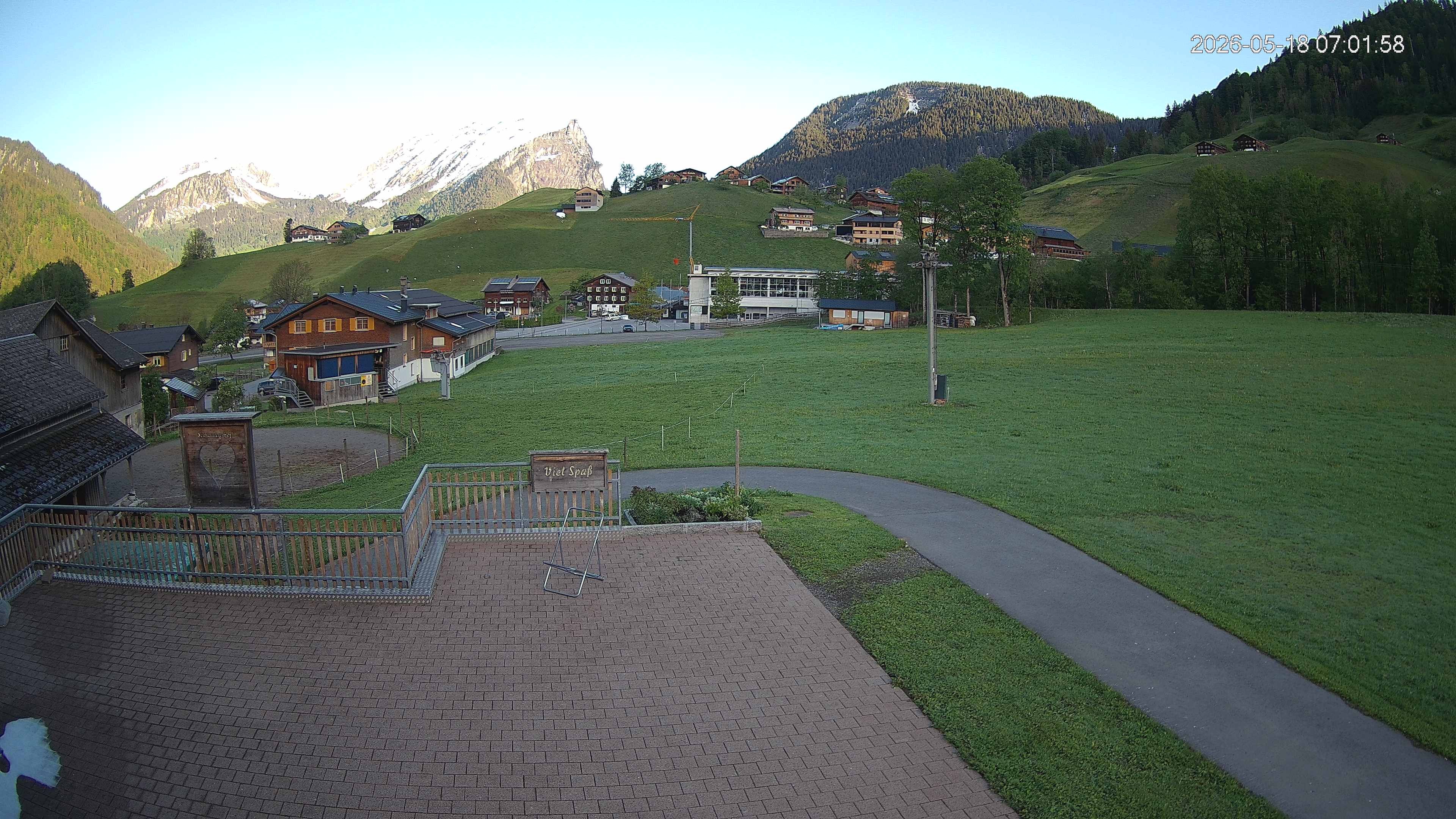 Archiv Foto Webcam Schrannenhof am Diedamskopf