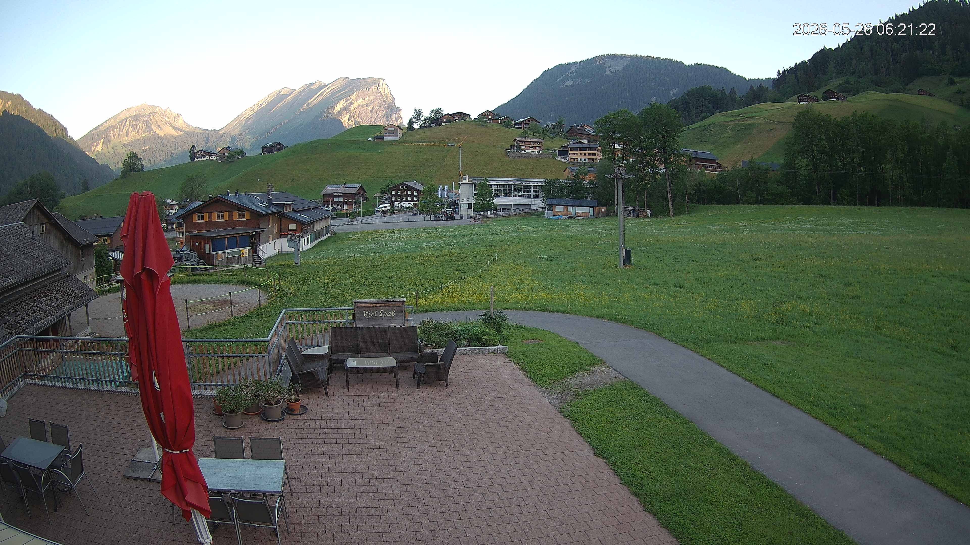 Archiv Foto Webcam Schrannenhof am Diedamskopf