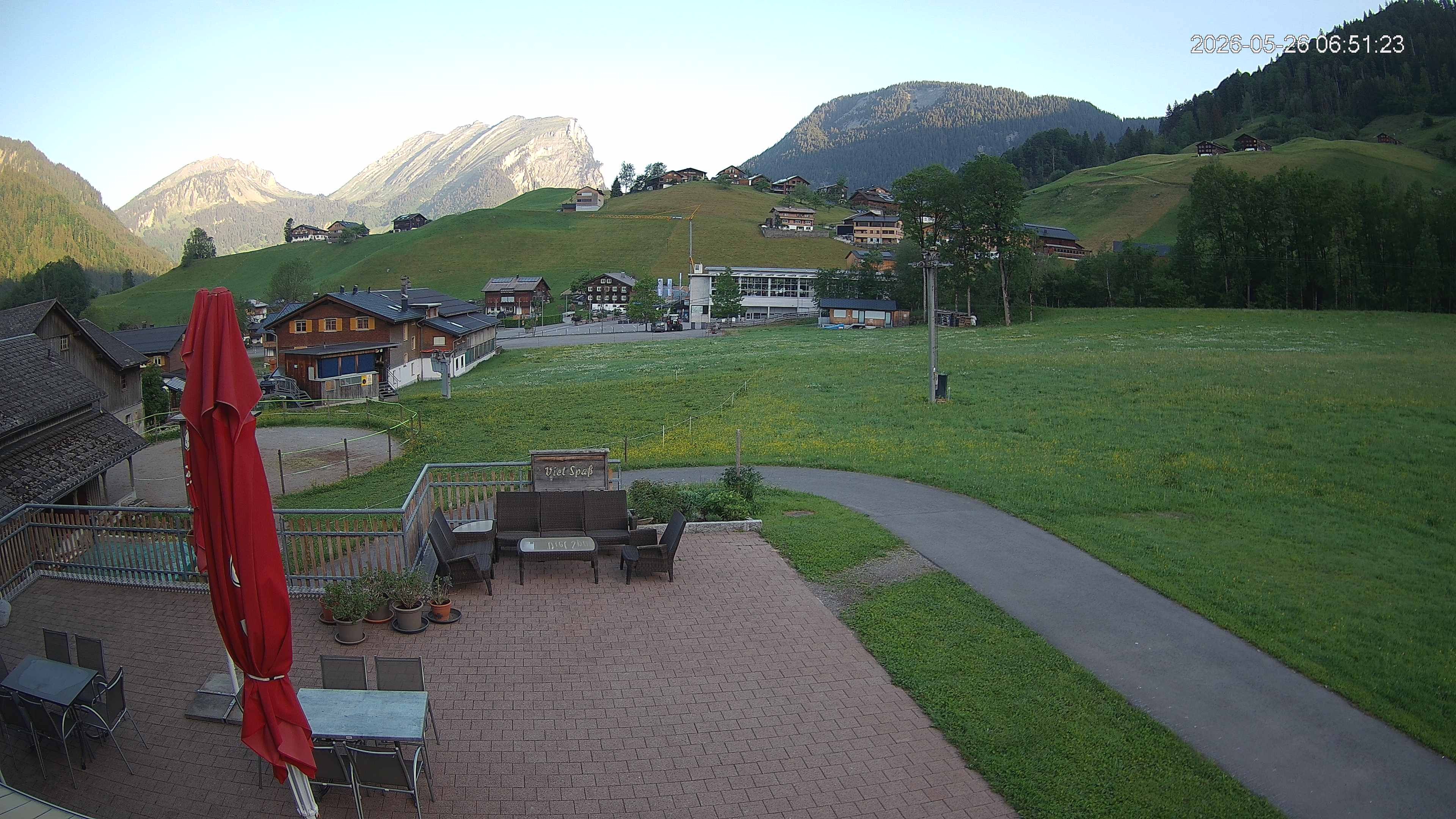 Archiv Foto Webcam Schrannenhof am Diedamskopf