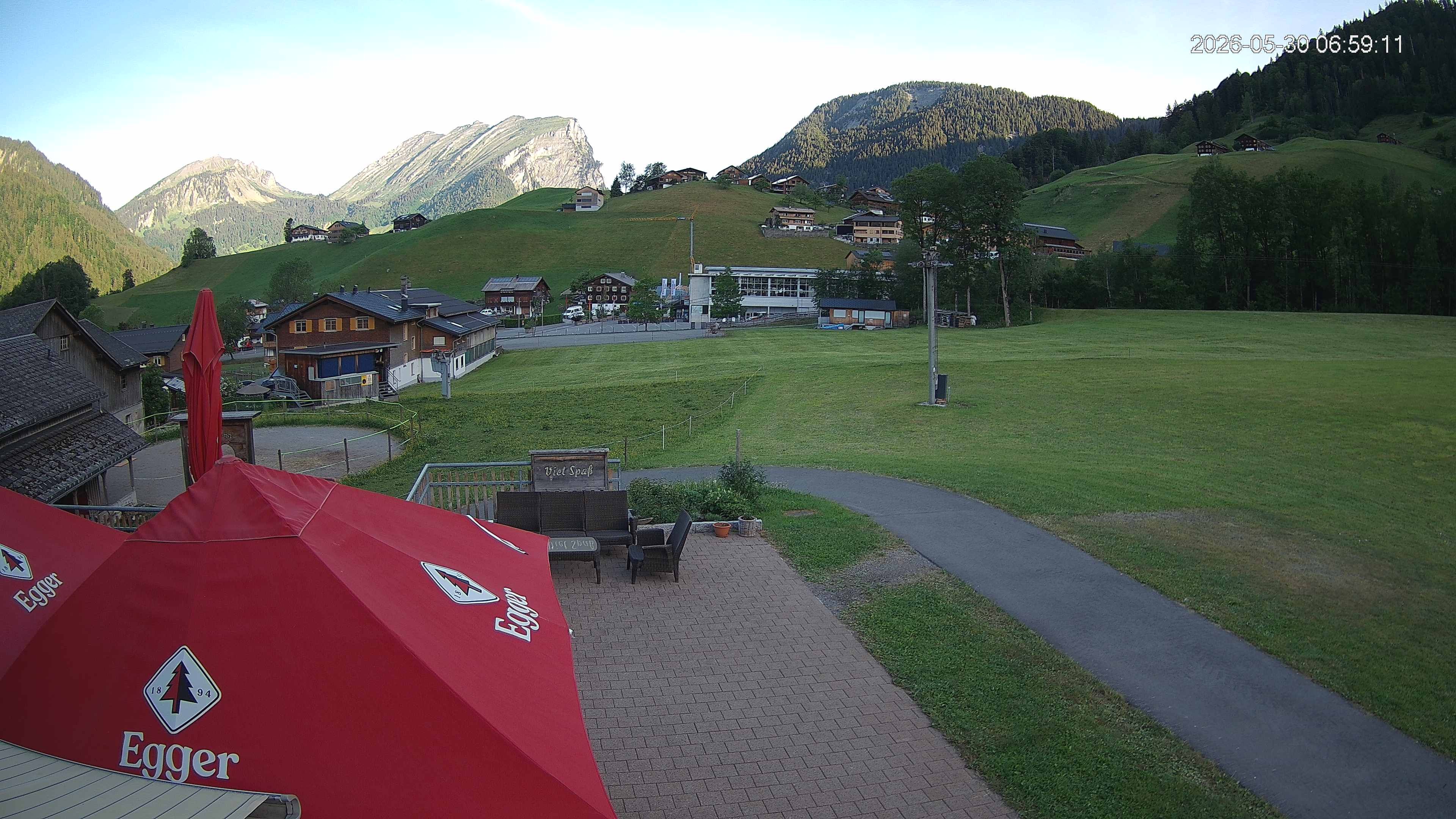 Archiv Foto Webcam Schrannenhof am Diedamskopf