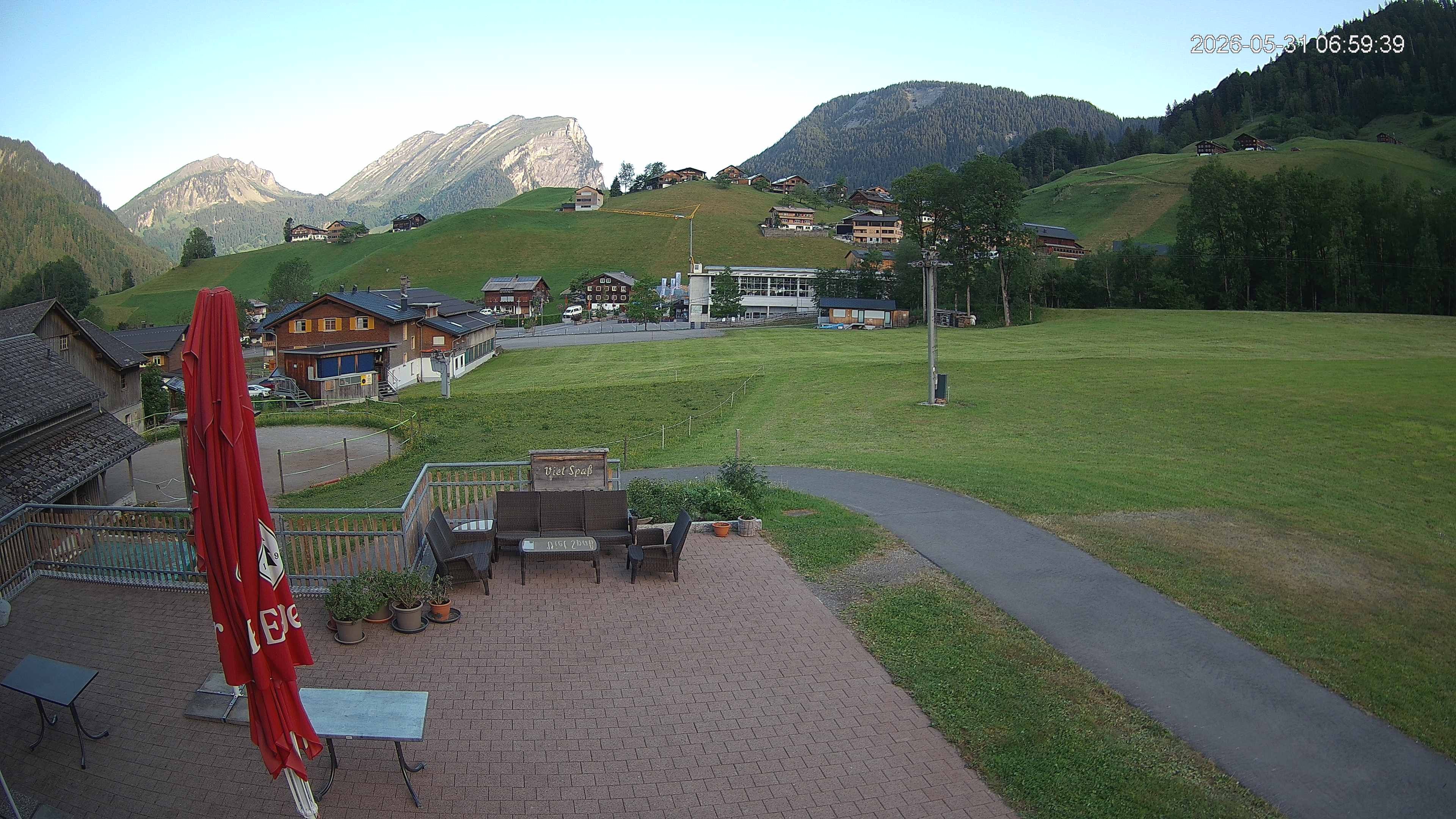 Archiv Foto Webcam Schrannenhof am Diedamskopf