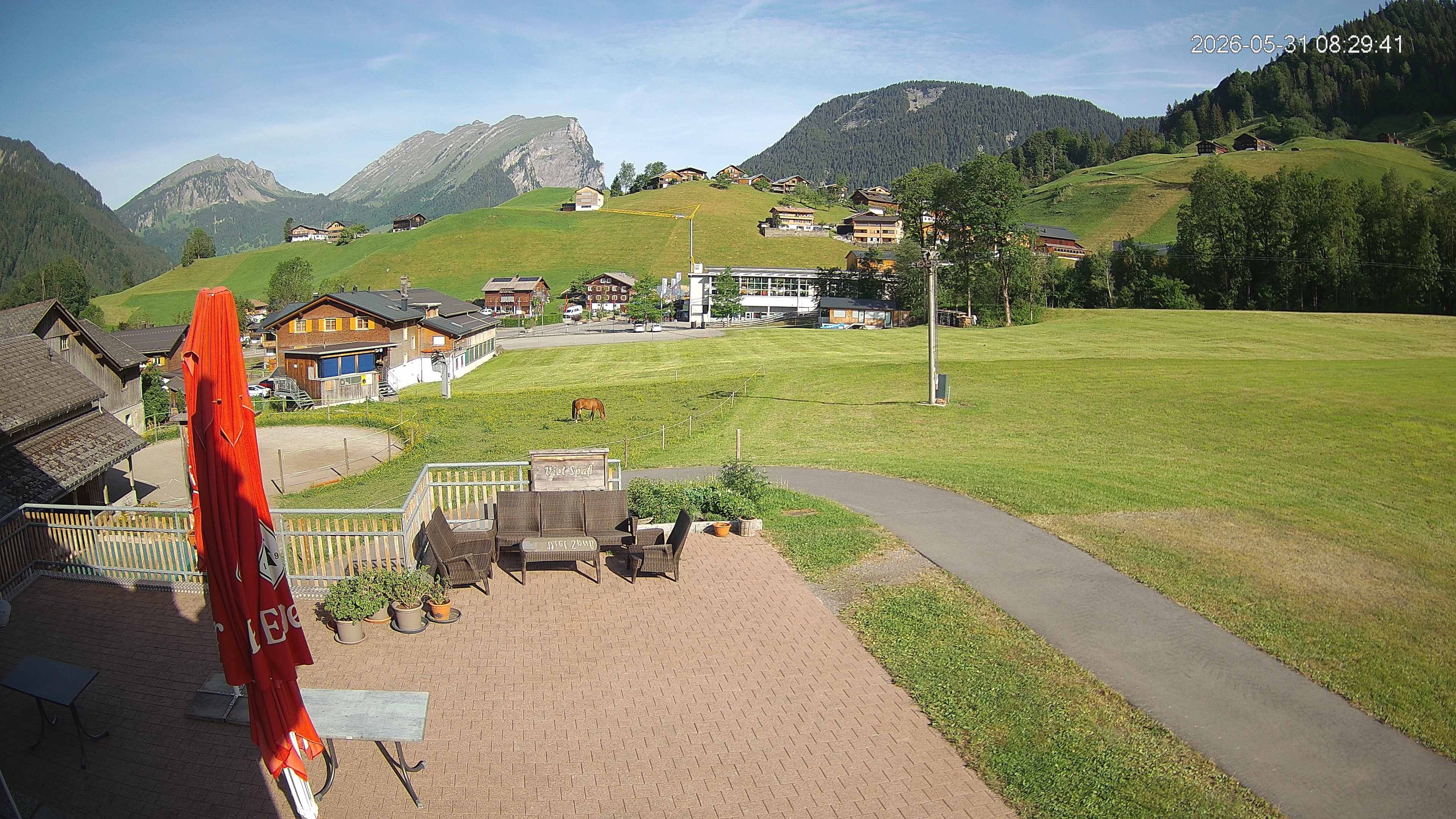 Archiv Foto Webcam Schrannenhof am Diedamskopf