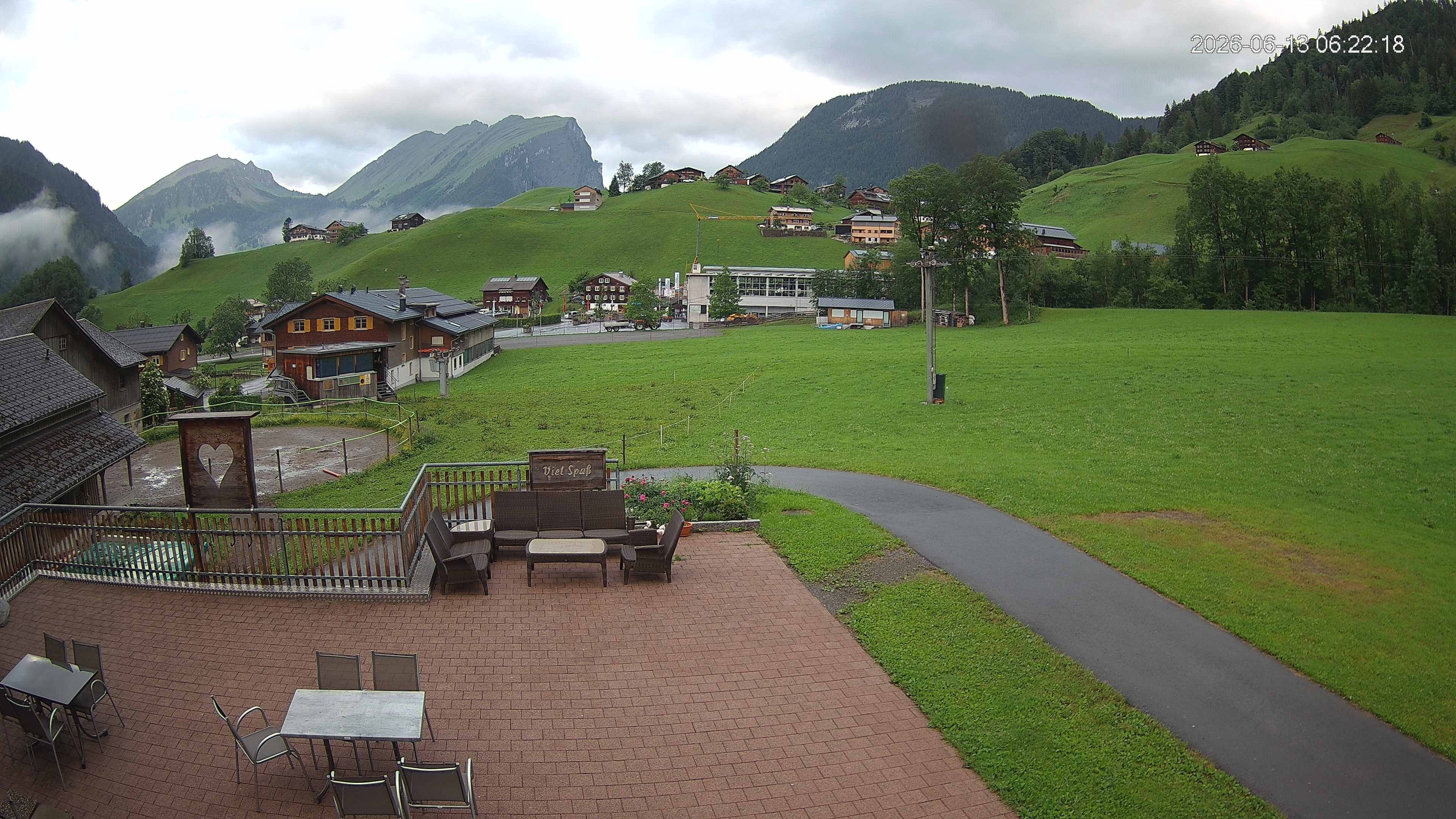 Archiv Foto Webcam Schrannenhof am Diedamskopf
