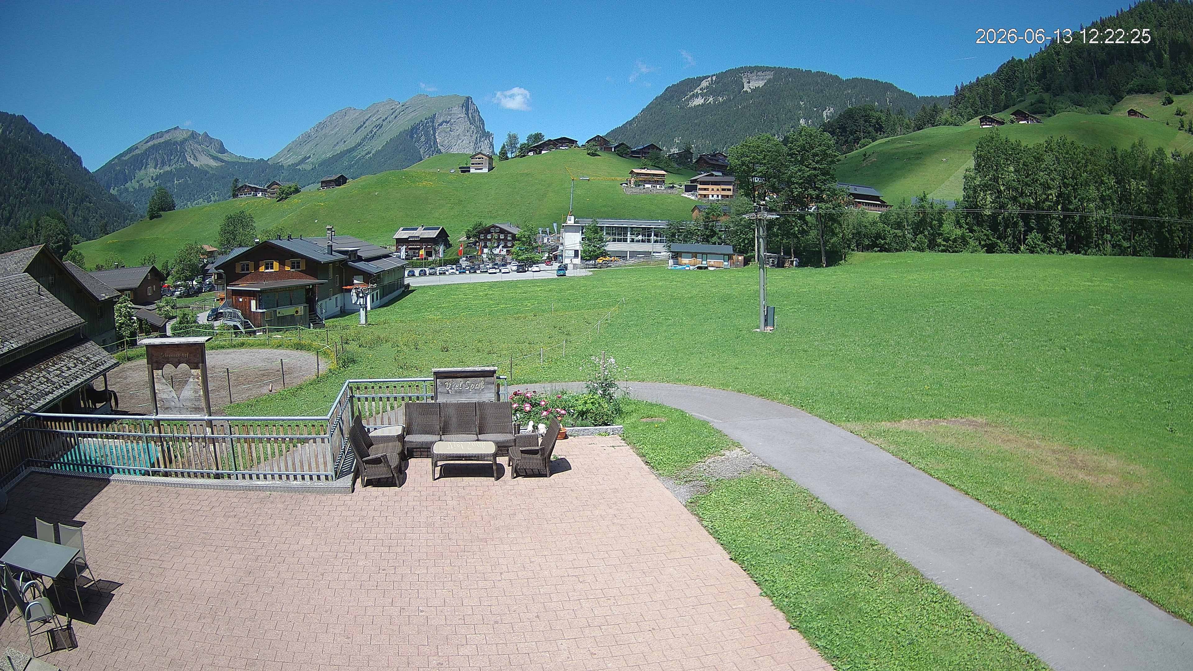 Archiv Foto Webcam Schrannenhof am Diedamskopf