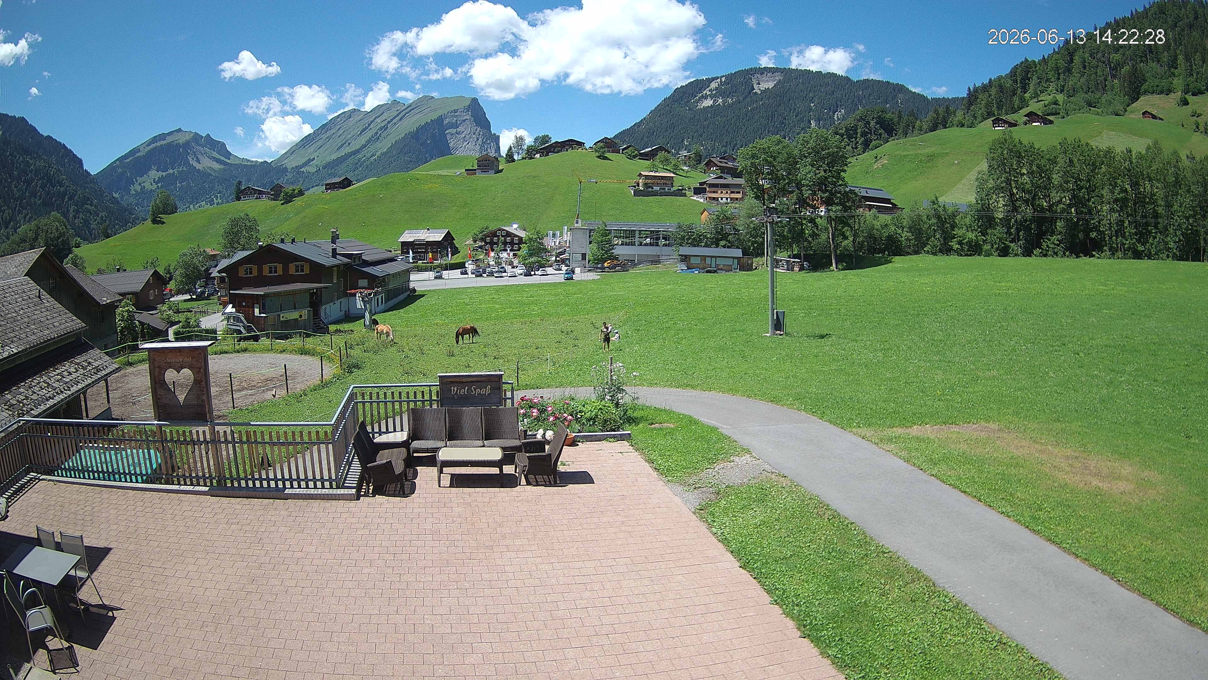 Archiv Foto Webcam Schrannenhof am Diedamskopf