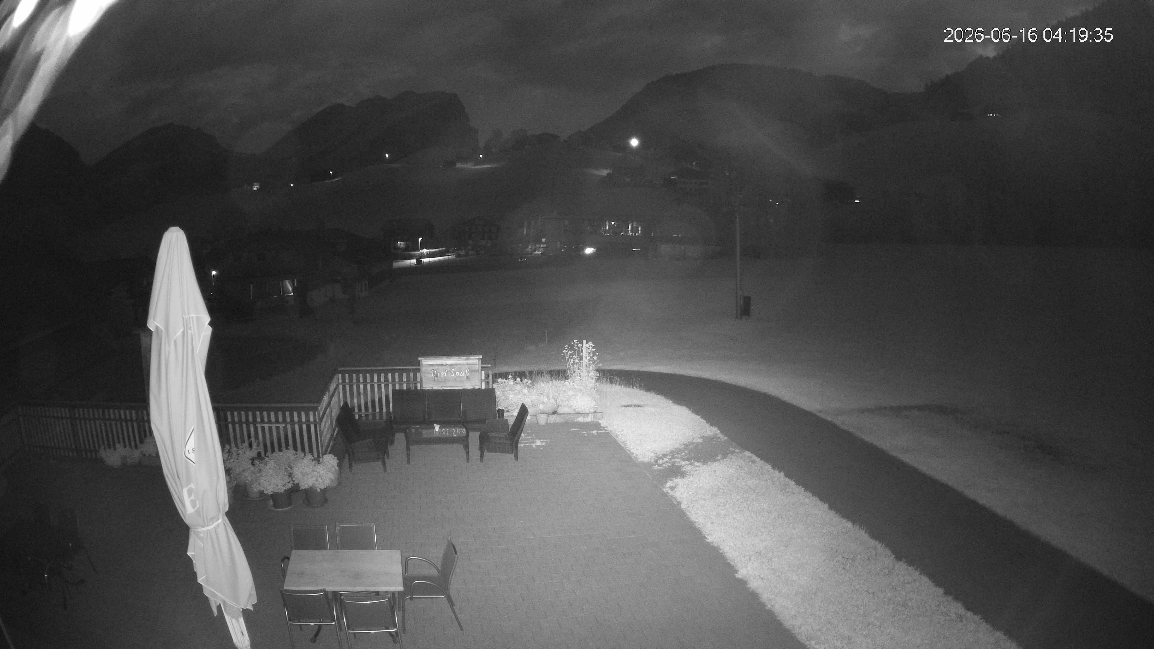 Archived image Webcam Hotel "Schrannen-Hof" at mountain "Diedamskopf"