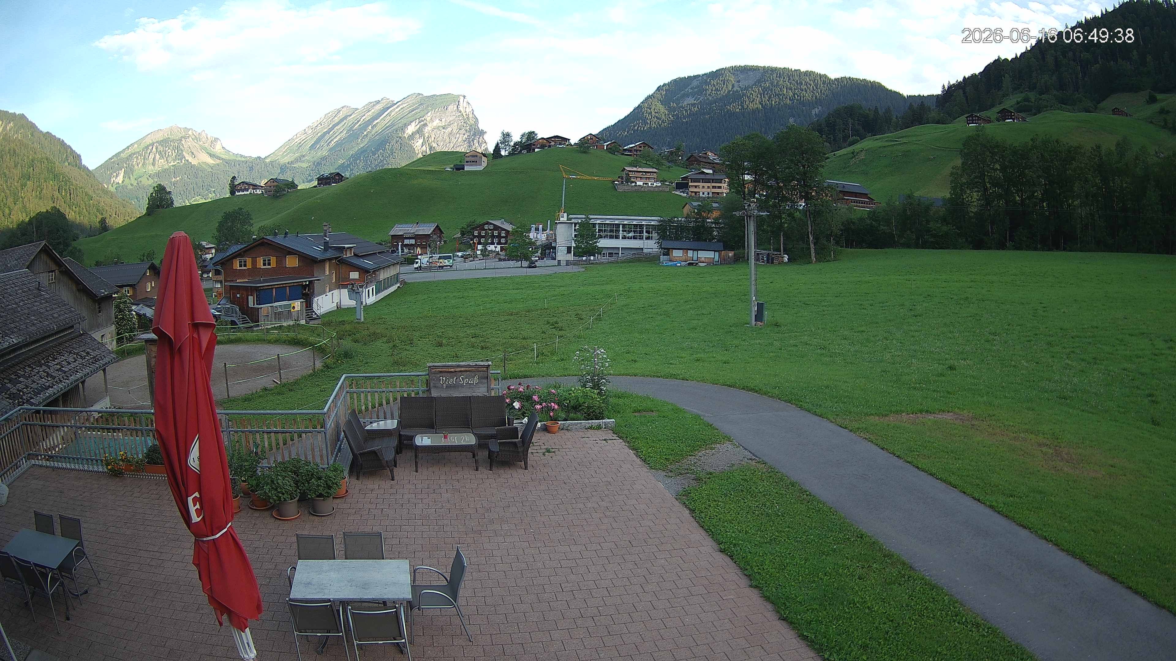 Archiv Foto Webcam Schrannenhof am Diedamskopf
