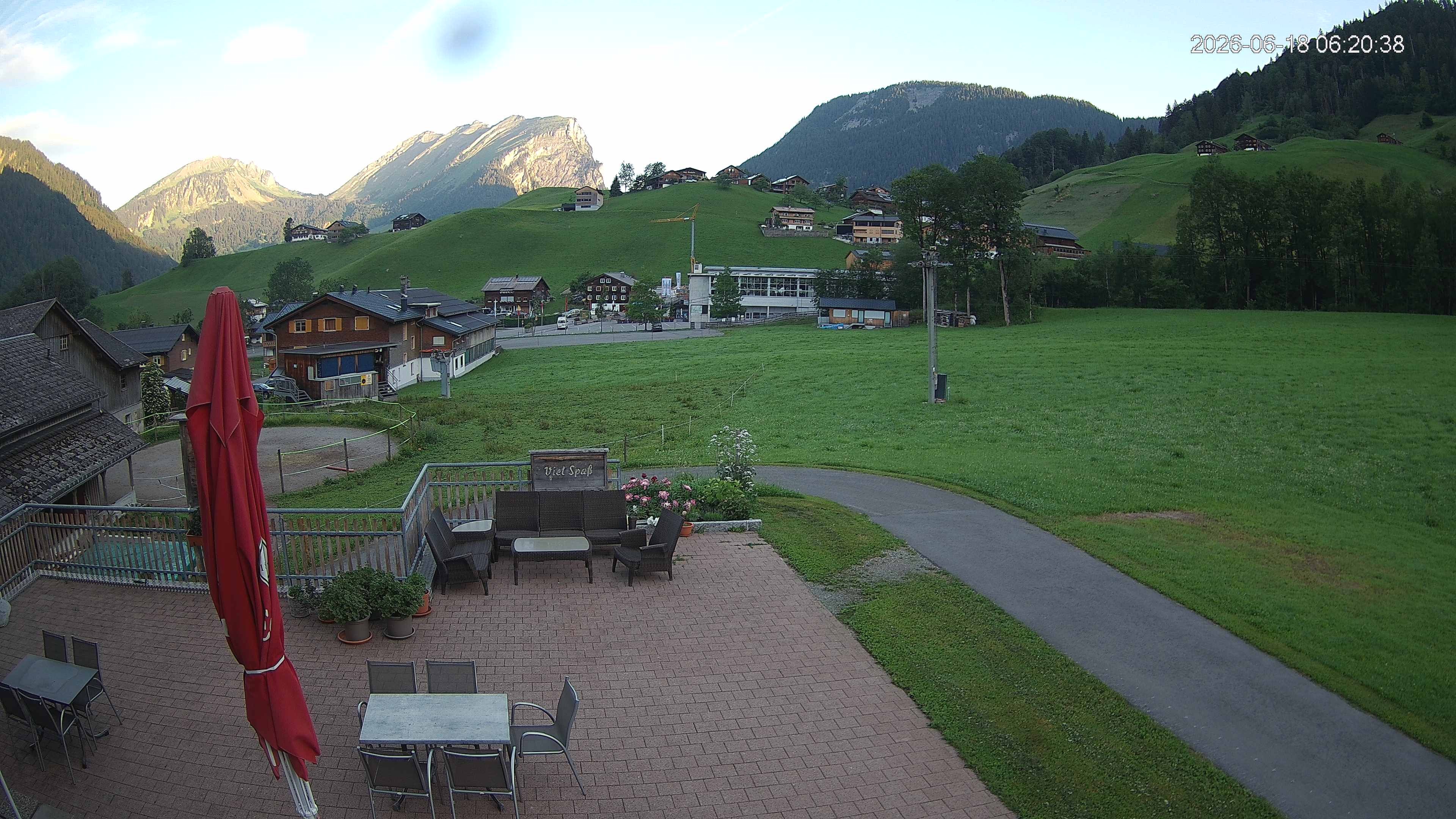 Archiv Foto Webcam Schrannenhof am Diedamskopf