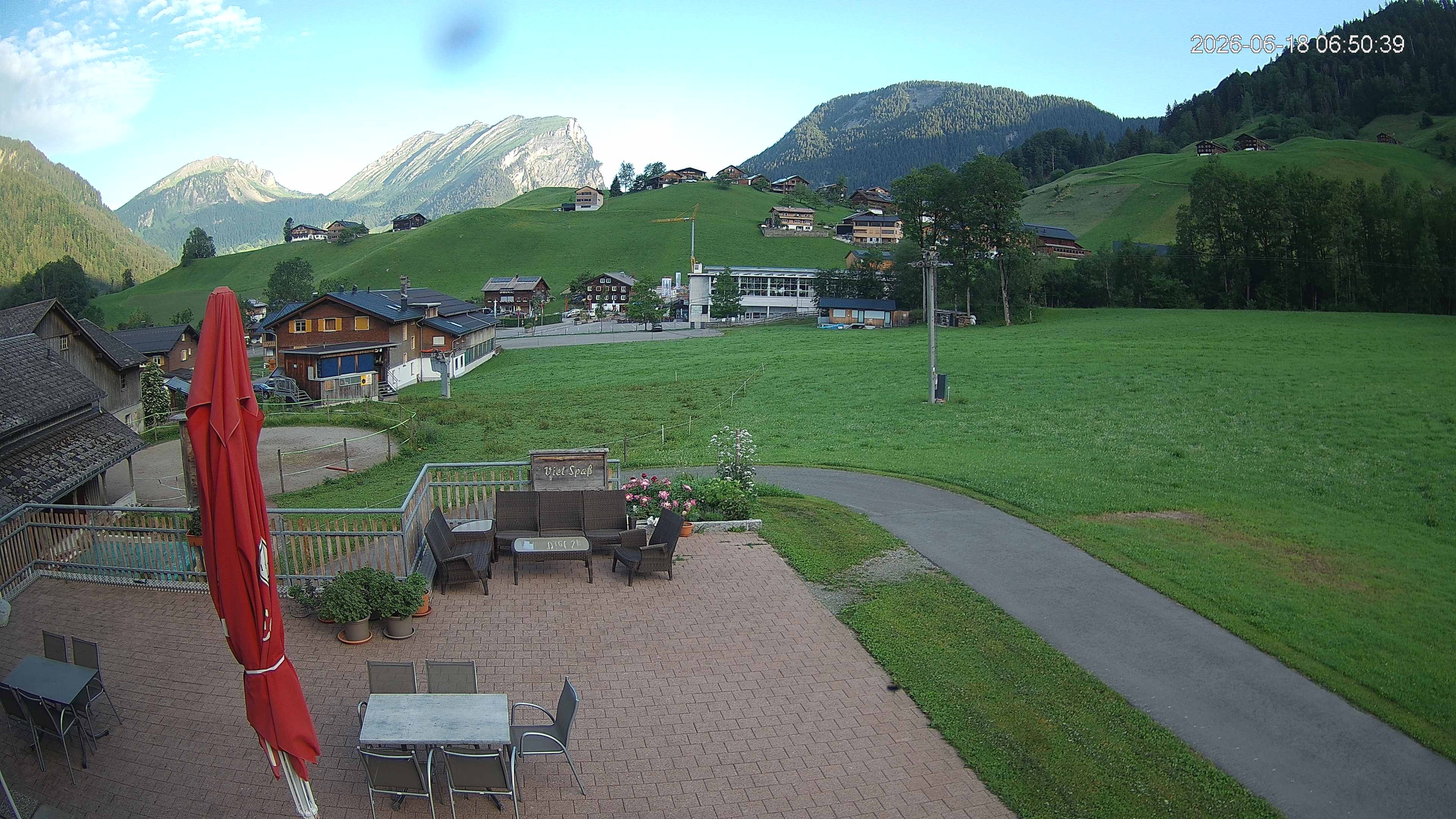 Archiv Foto Webcam Schrannenhof am Diedamskopf