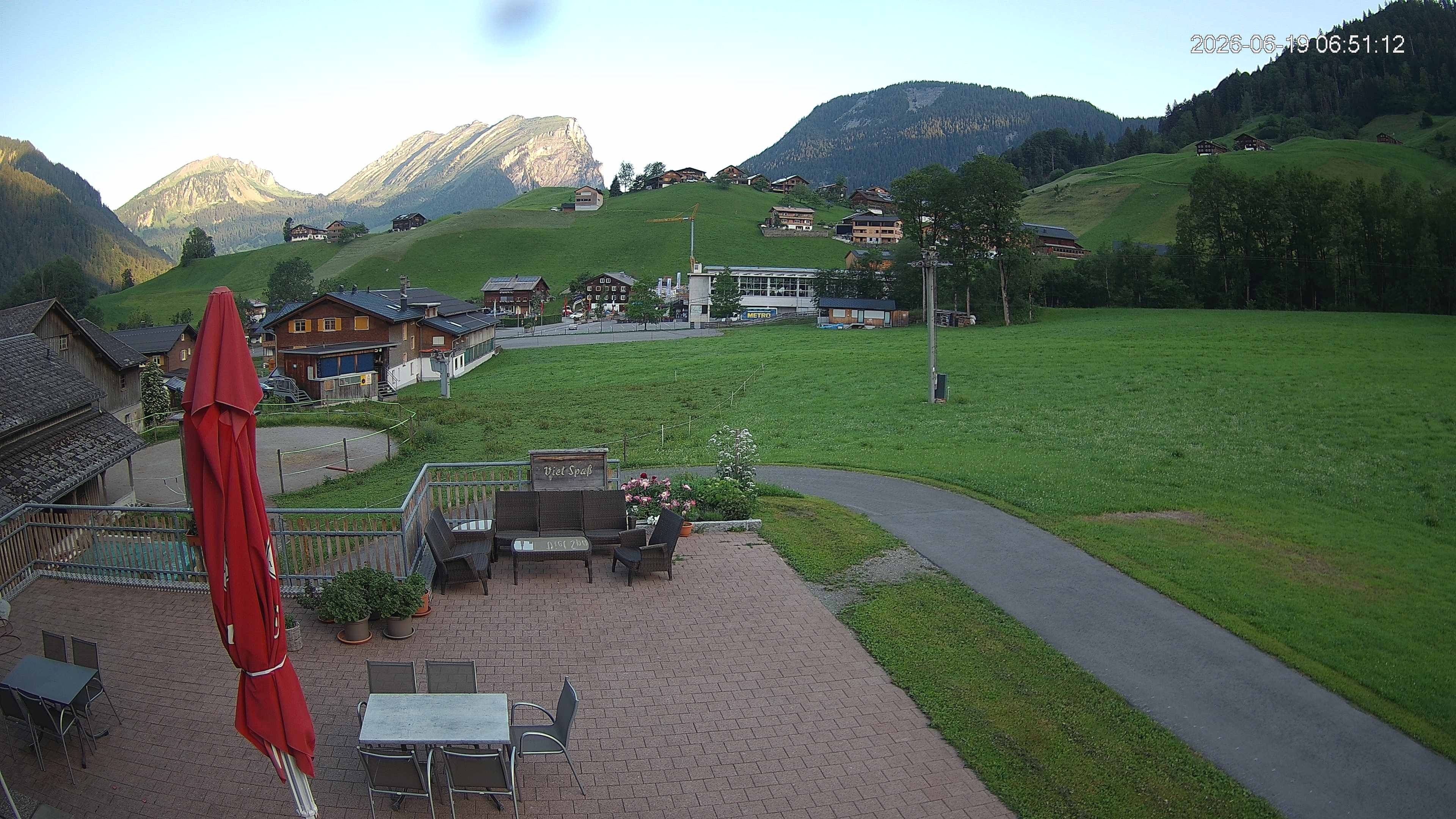 Archiv Foto Webcam Schrannenhof am Diedamskopf