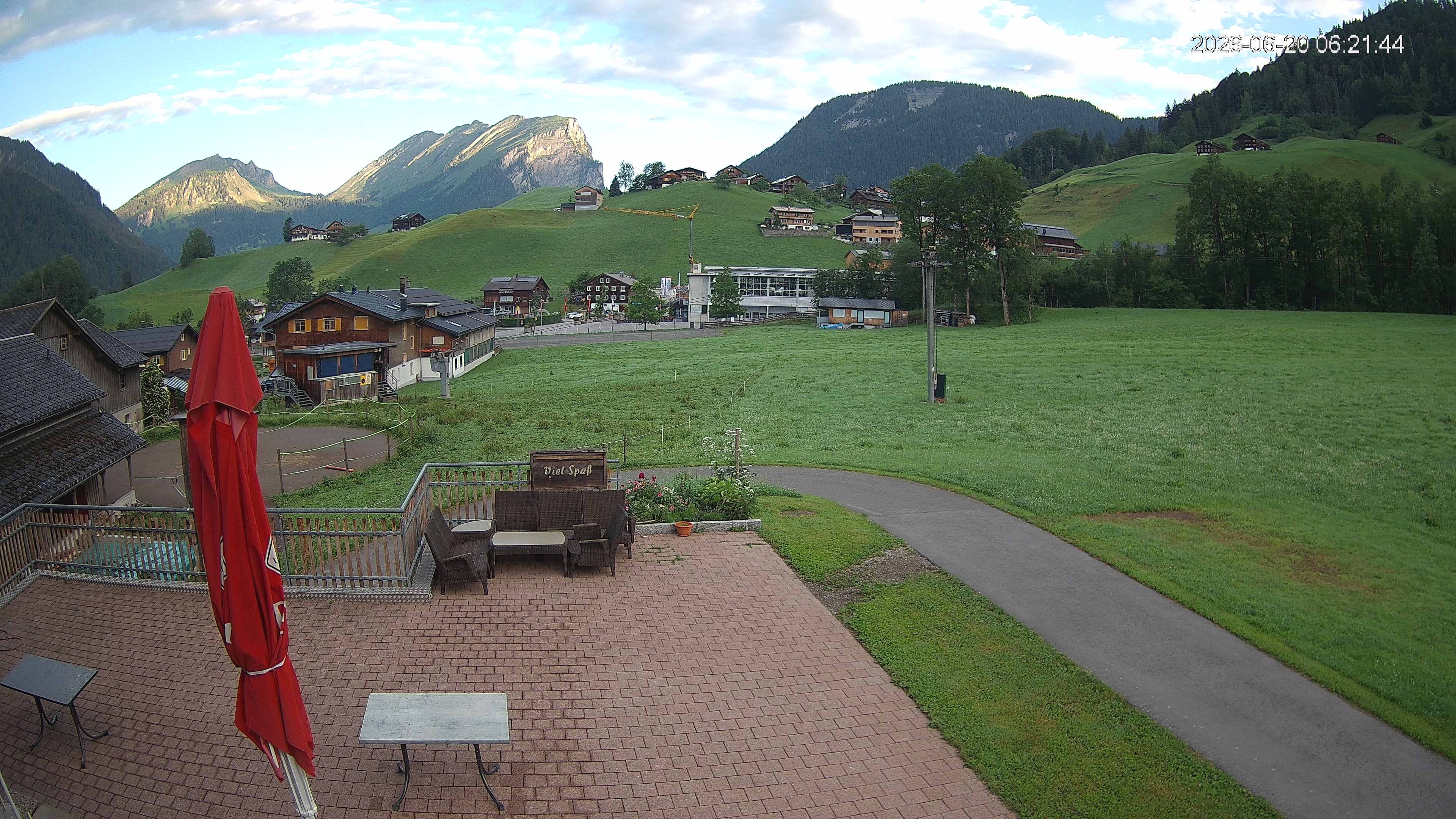 Archiv Foto Webcam Schrannenhof am Diedamskopf