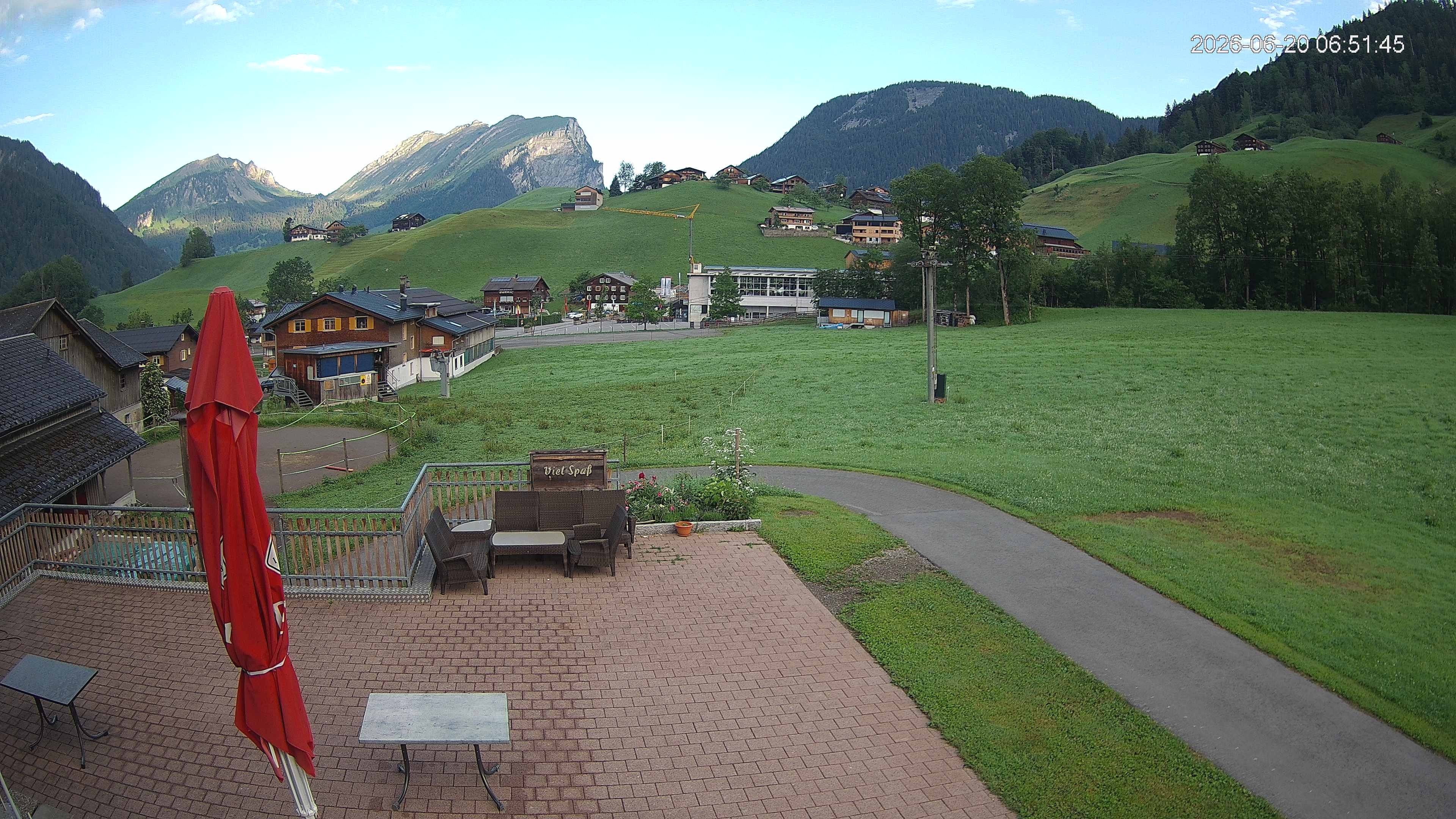 Archiv Foto Webcam Schrannenhof am Diedamskopf