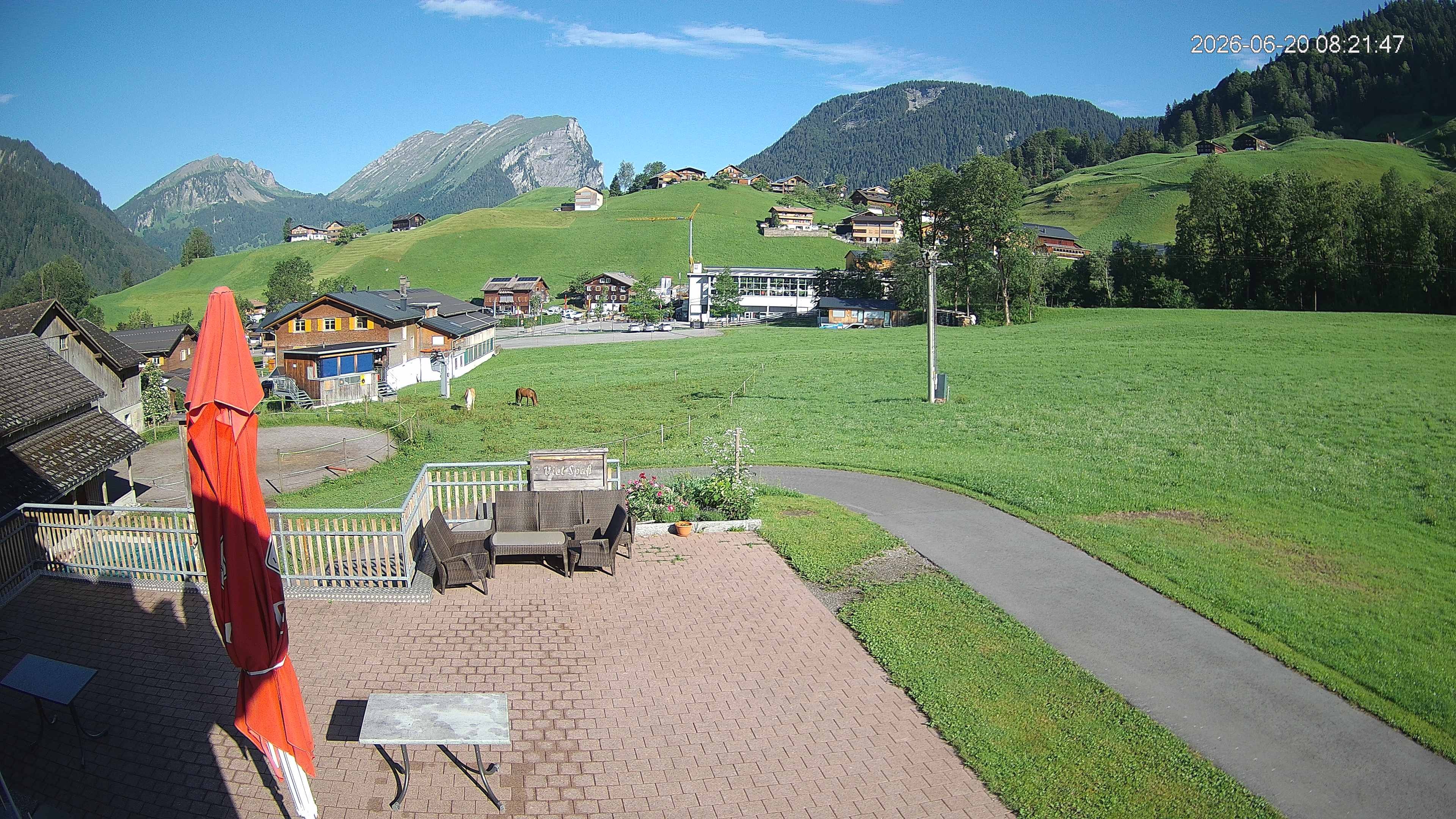 Archiv Foto Webcam Schrannenhof am Diedamskopf