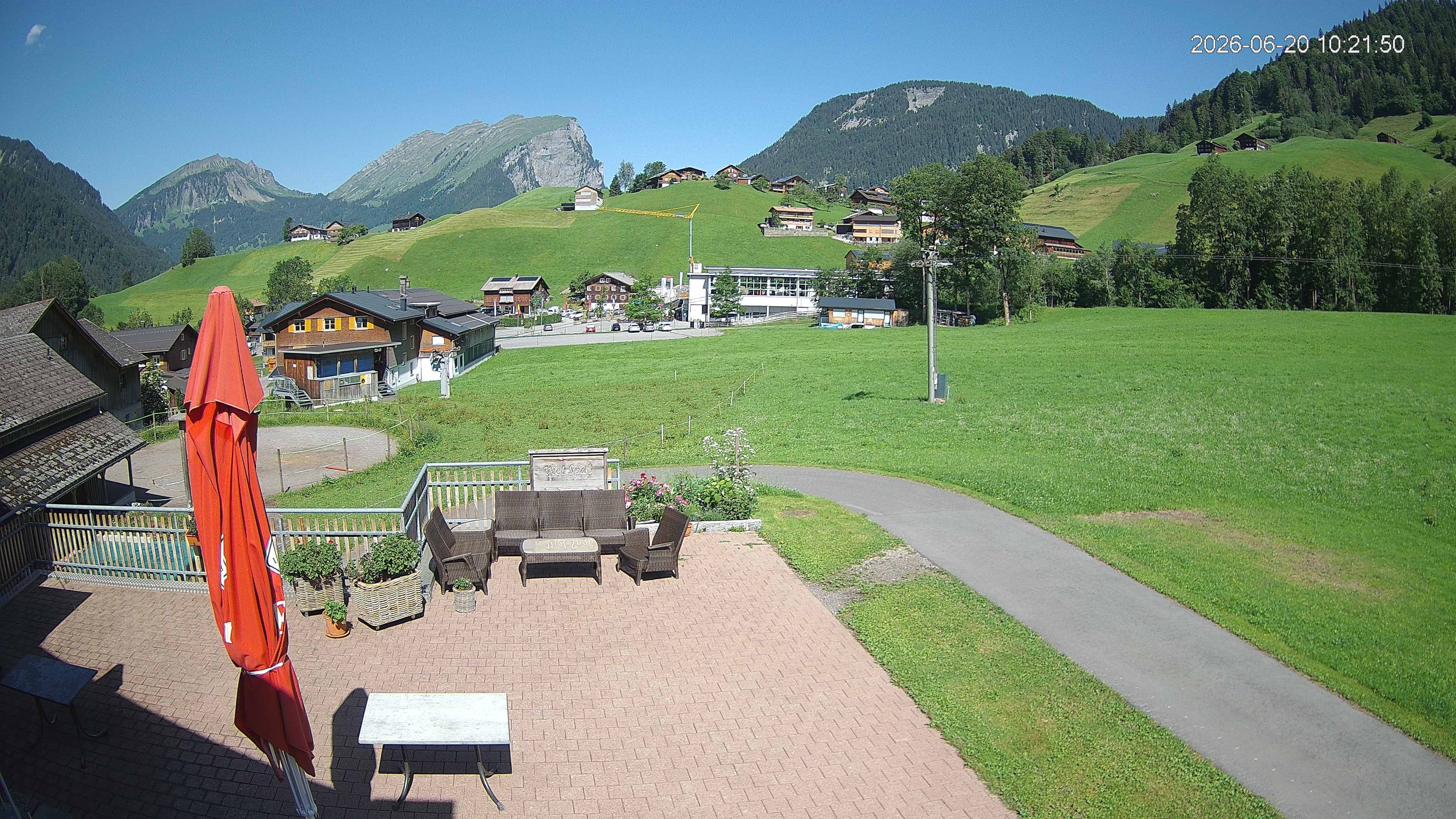Archiv Foto Webcam Schrannenhof am Diedamskopf