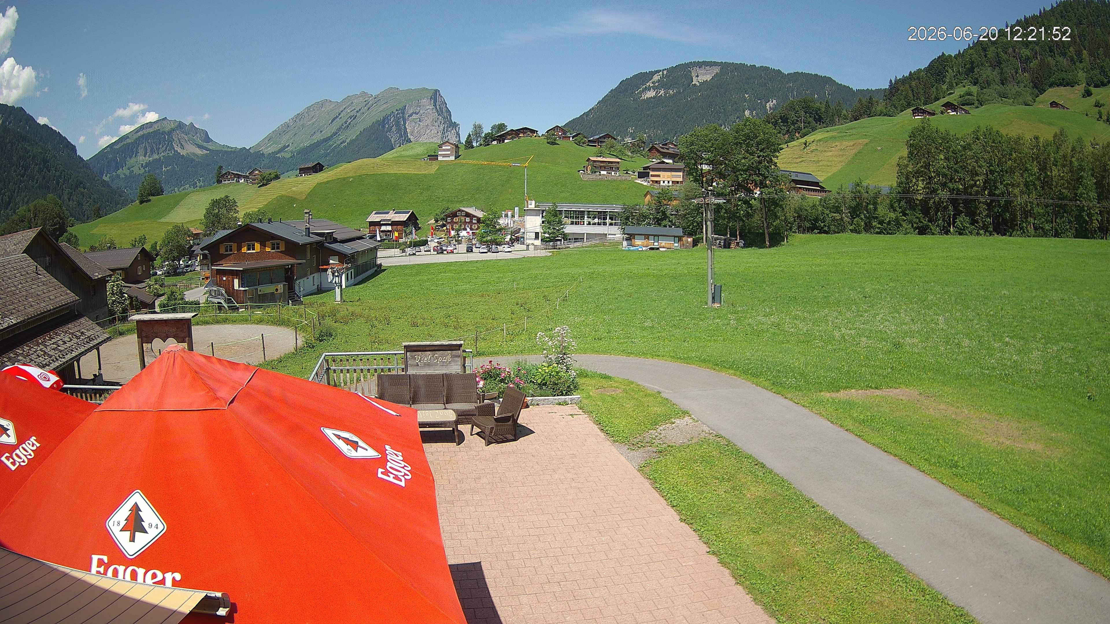Archiv Foto Webcam Schrannenhof am Diedamskopf