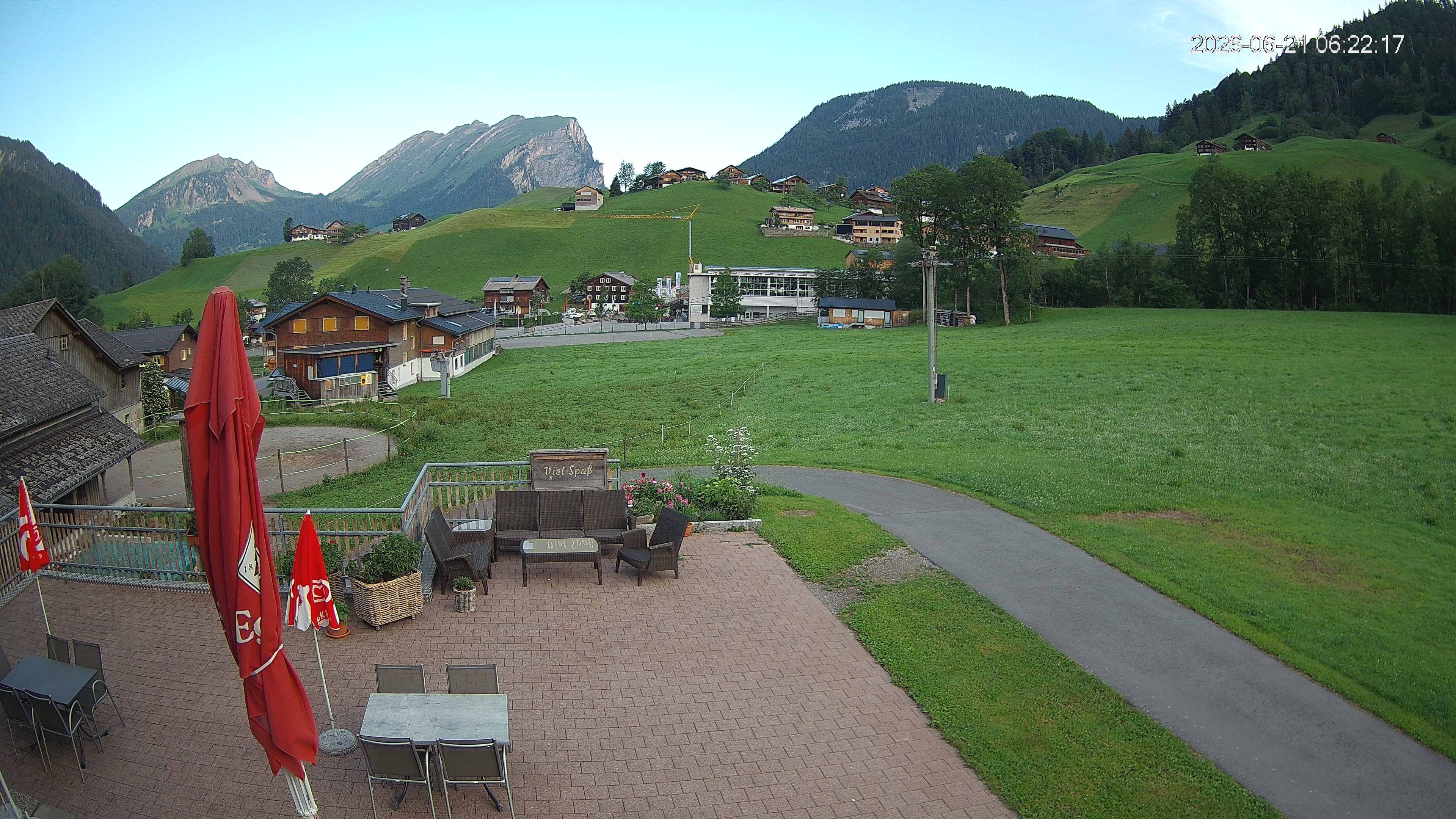 Archiv Foto Webcam Schrannenhof am Diedamskopf