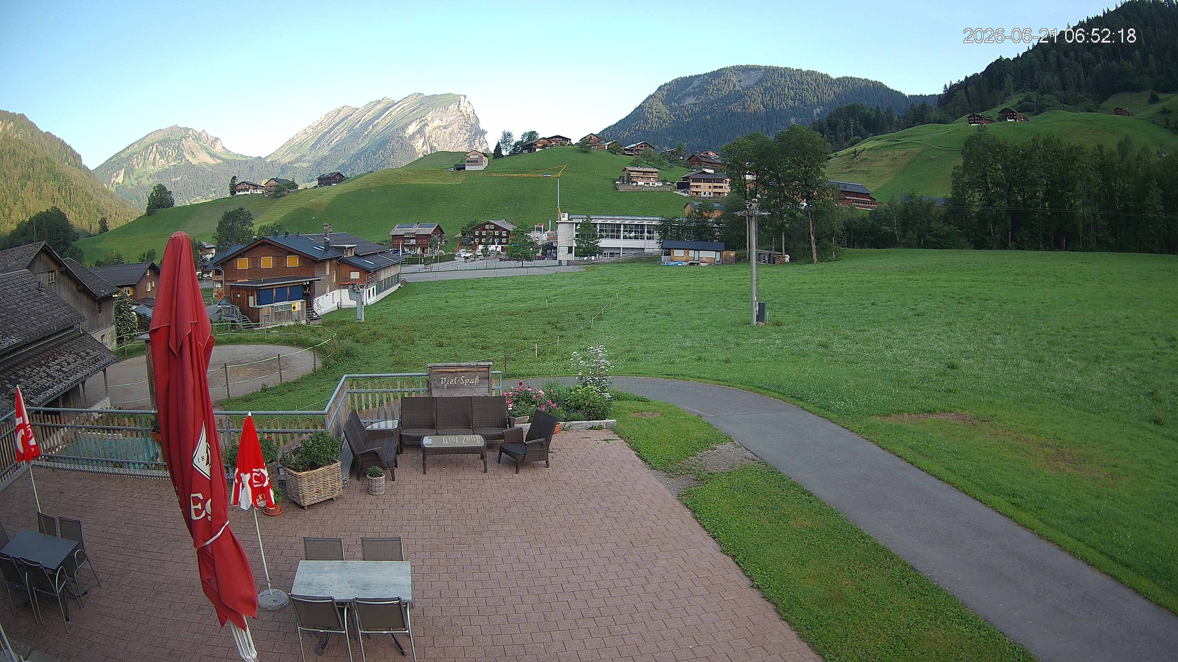 Archiv Foto Webcam Schrannenhof am Diedamskopf