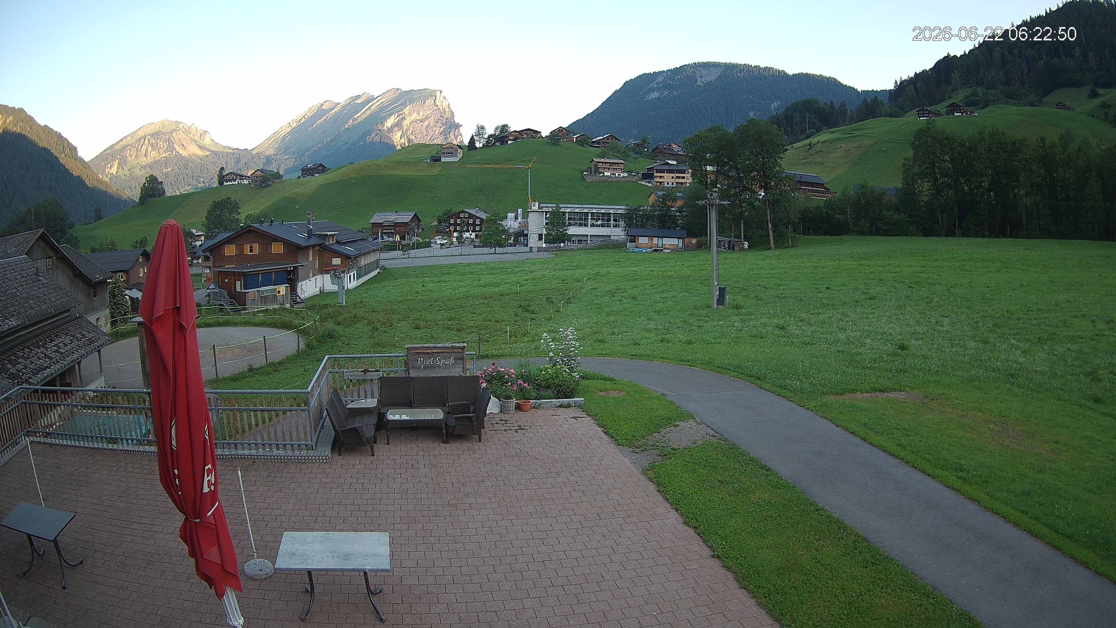 Archiv Foto Webcam Schrannenhof am Diedamskopf